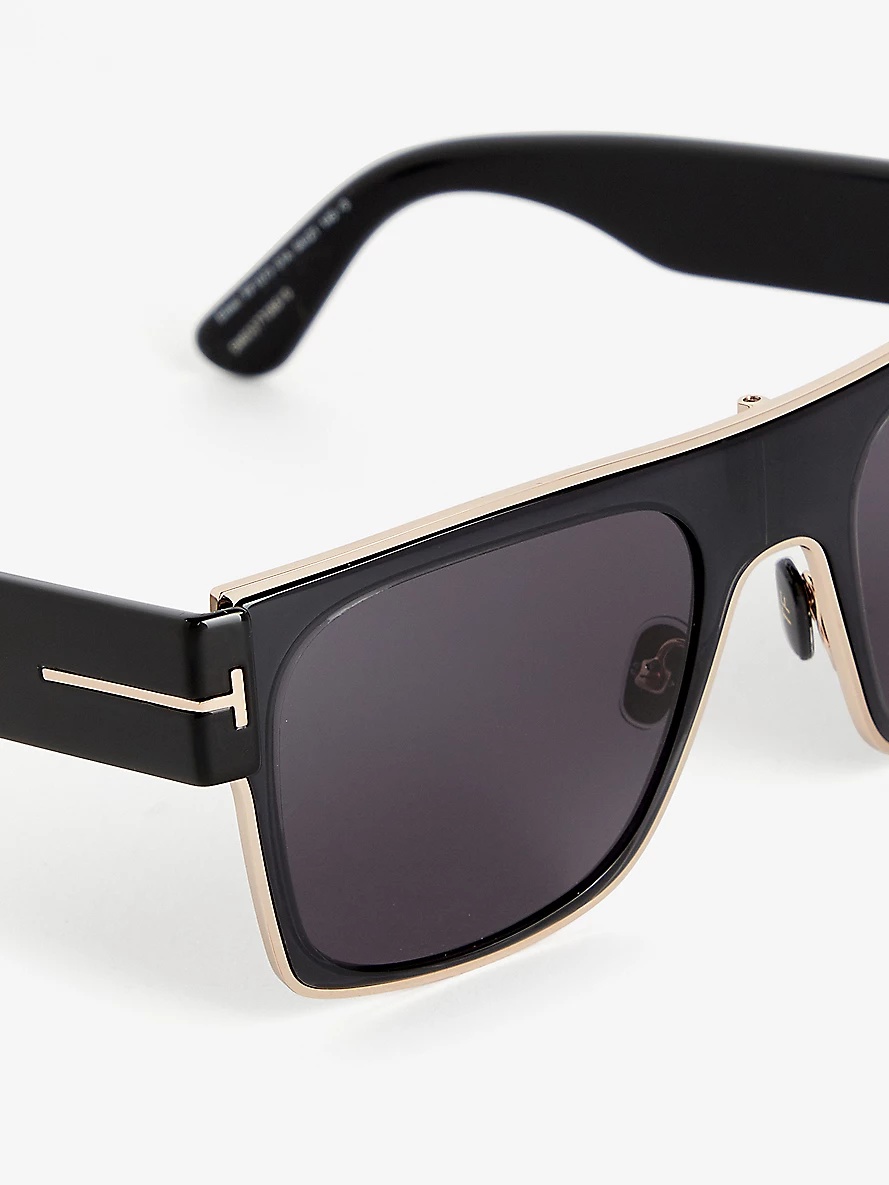 FT1073 Edwin square-frame metal sunglasses - 2