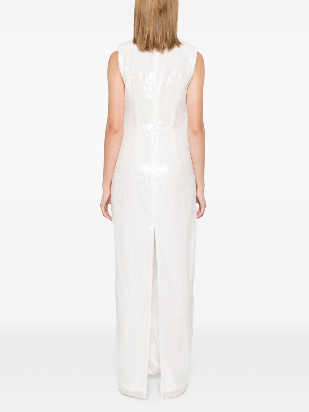 sequinned maxi dress - 4