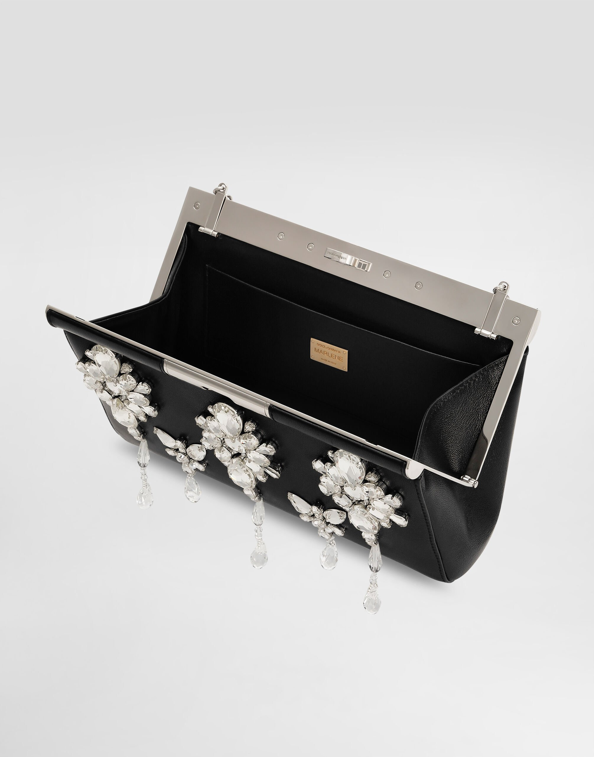 Crystal embroidered Marlene handbag - 5