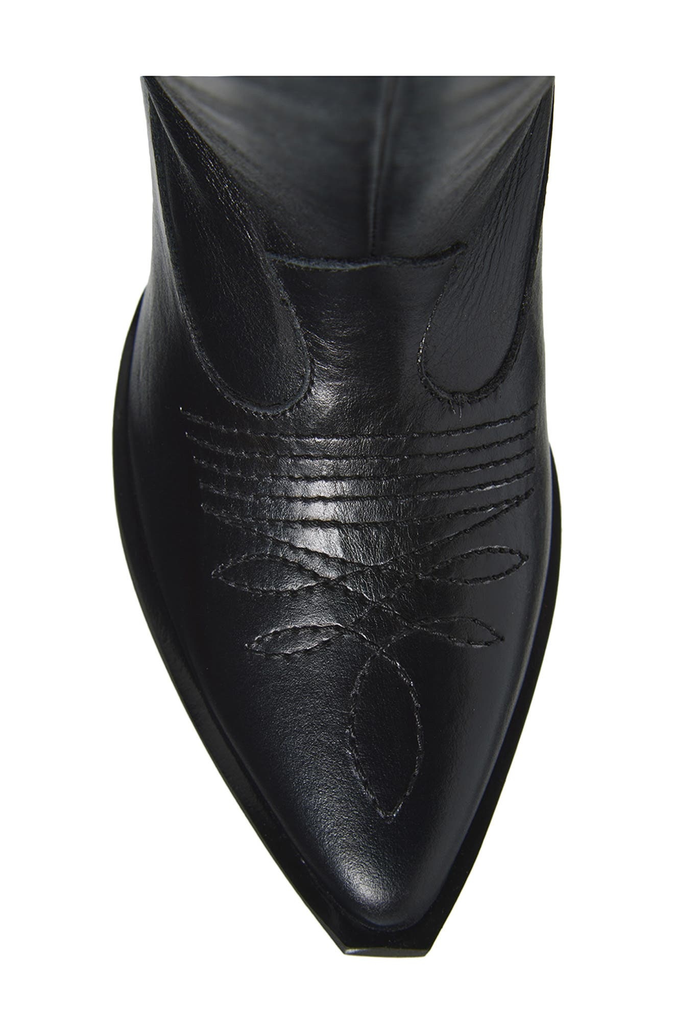 Vaquera Kitten Heel Cowboy Boot in Black at Nordstrom - 5