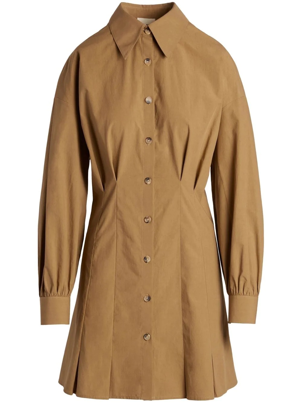 Winnie long-sleeve cotton shirt dress - 1