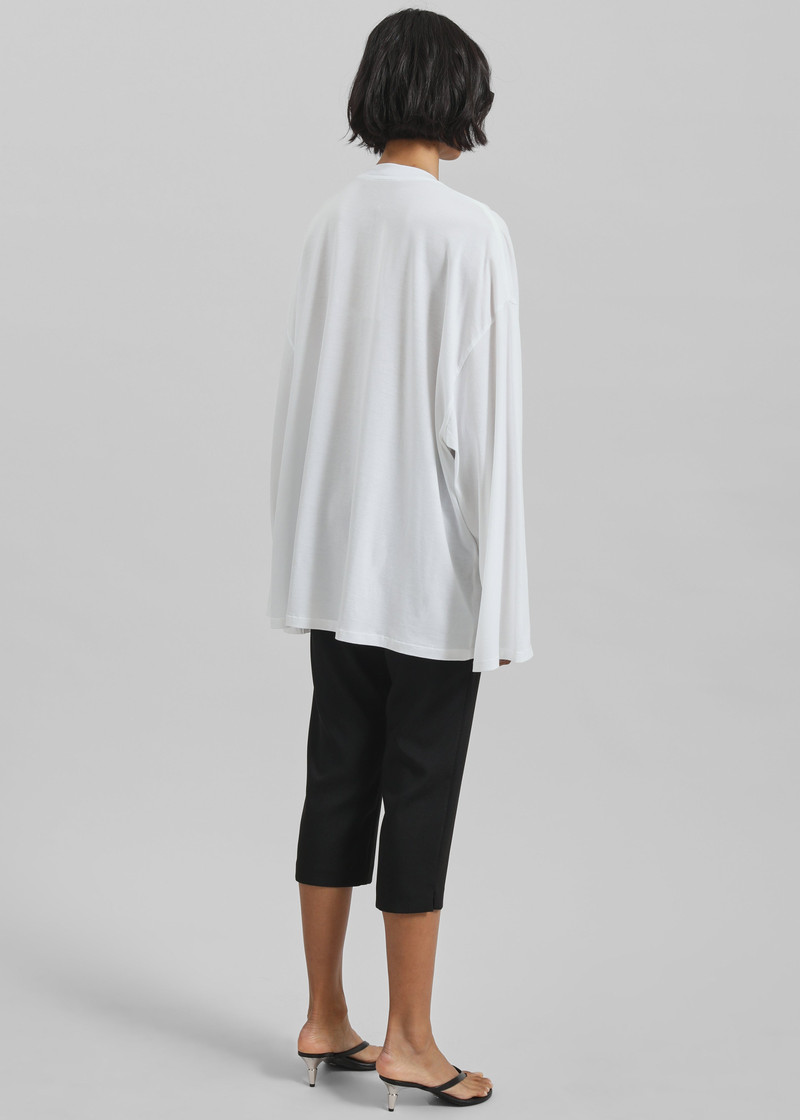 Rio Oversized Sleeve Tee - White 7
