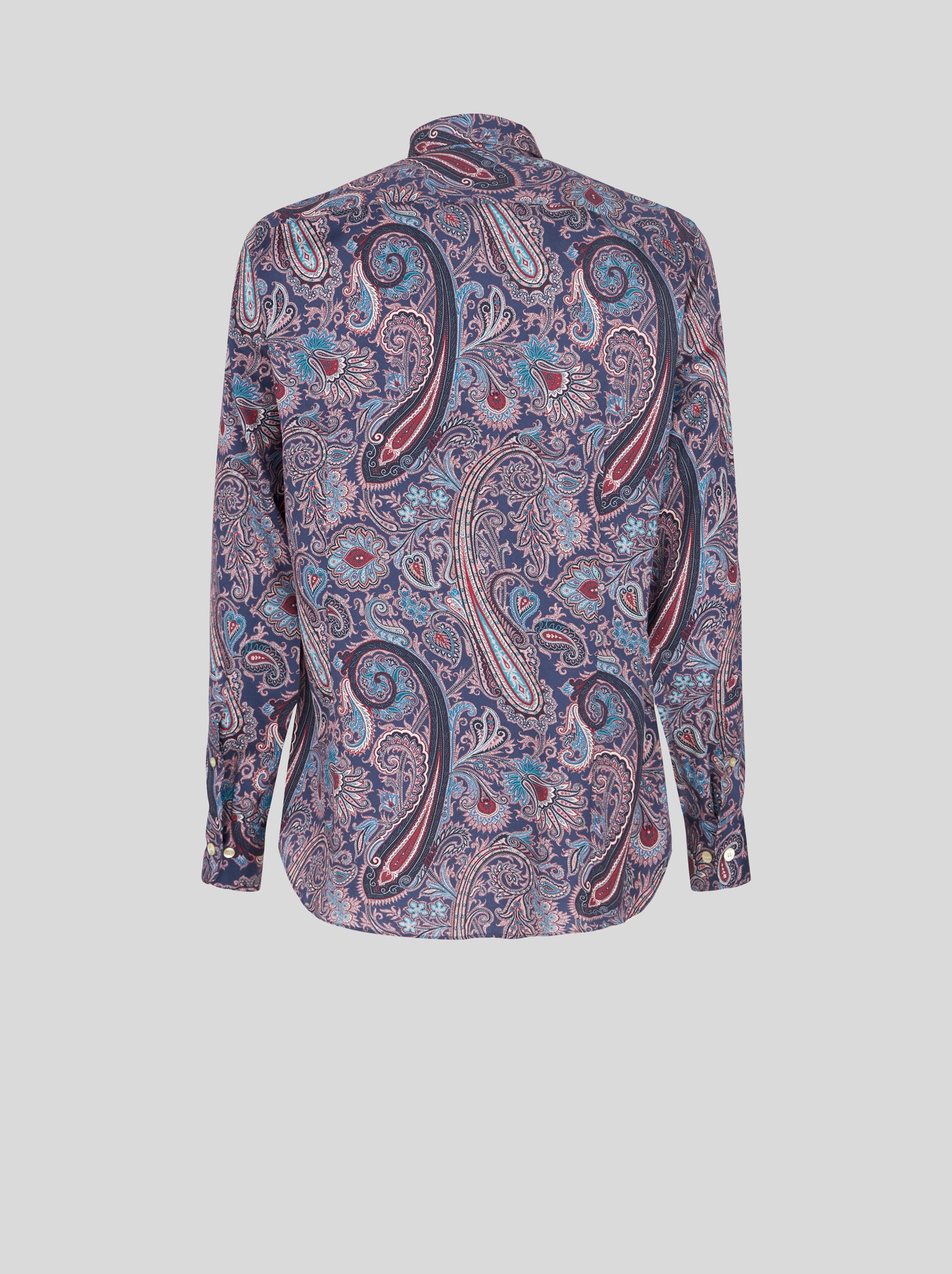 PAISLEY PRINT COTTON SHIRT - 5
