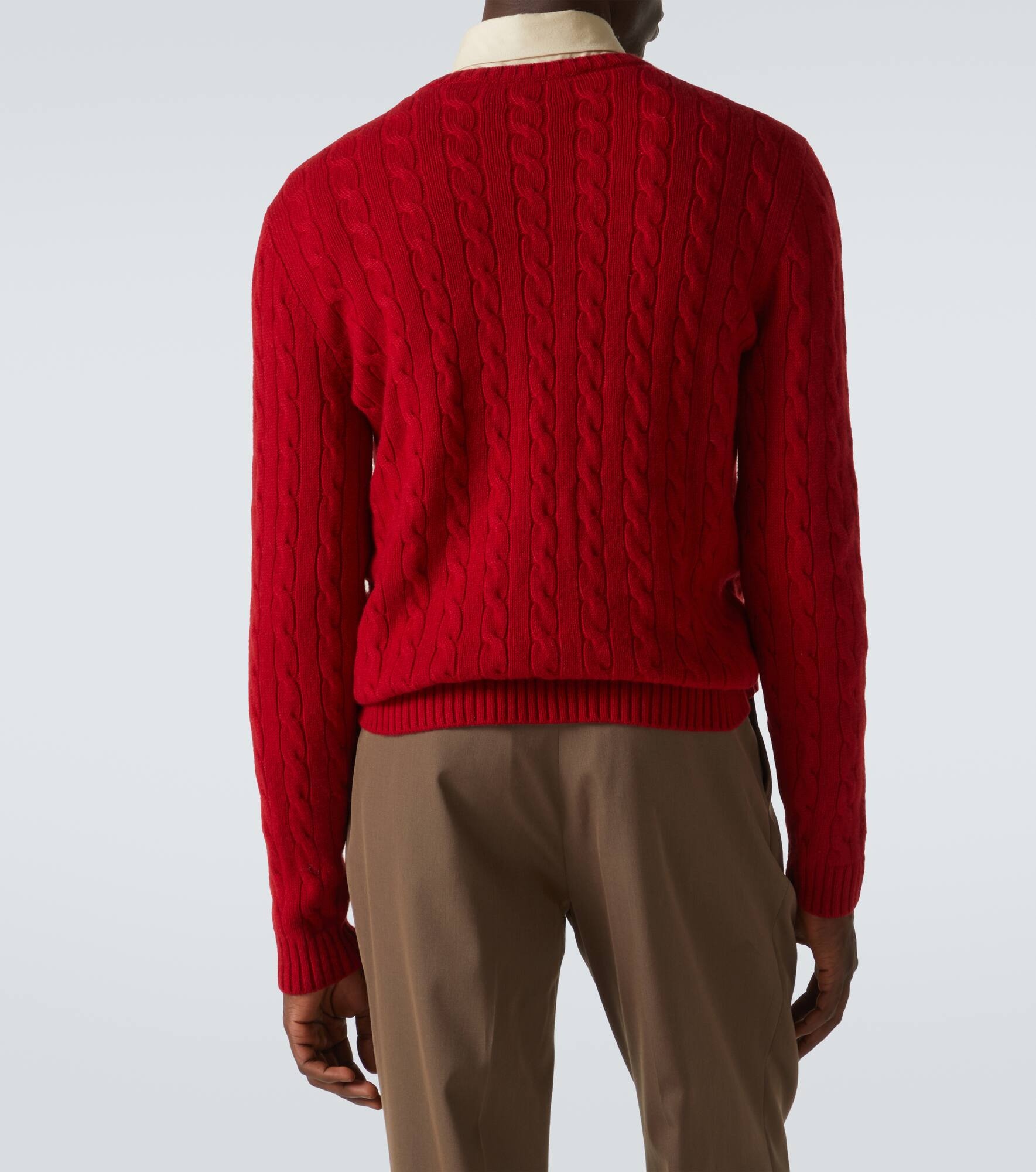Cable-knit cashmere sweater - 4