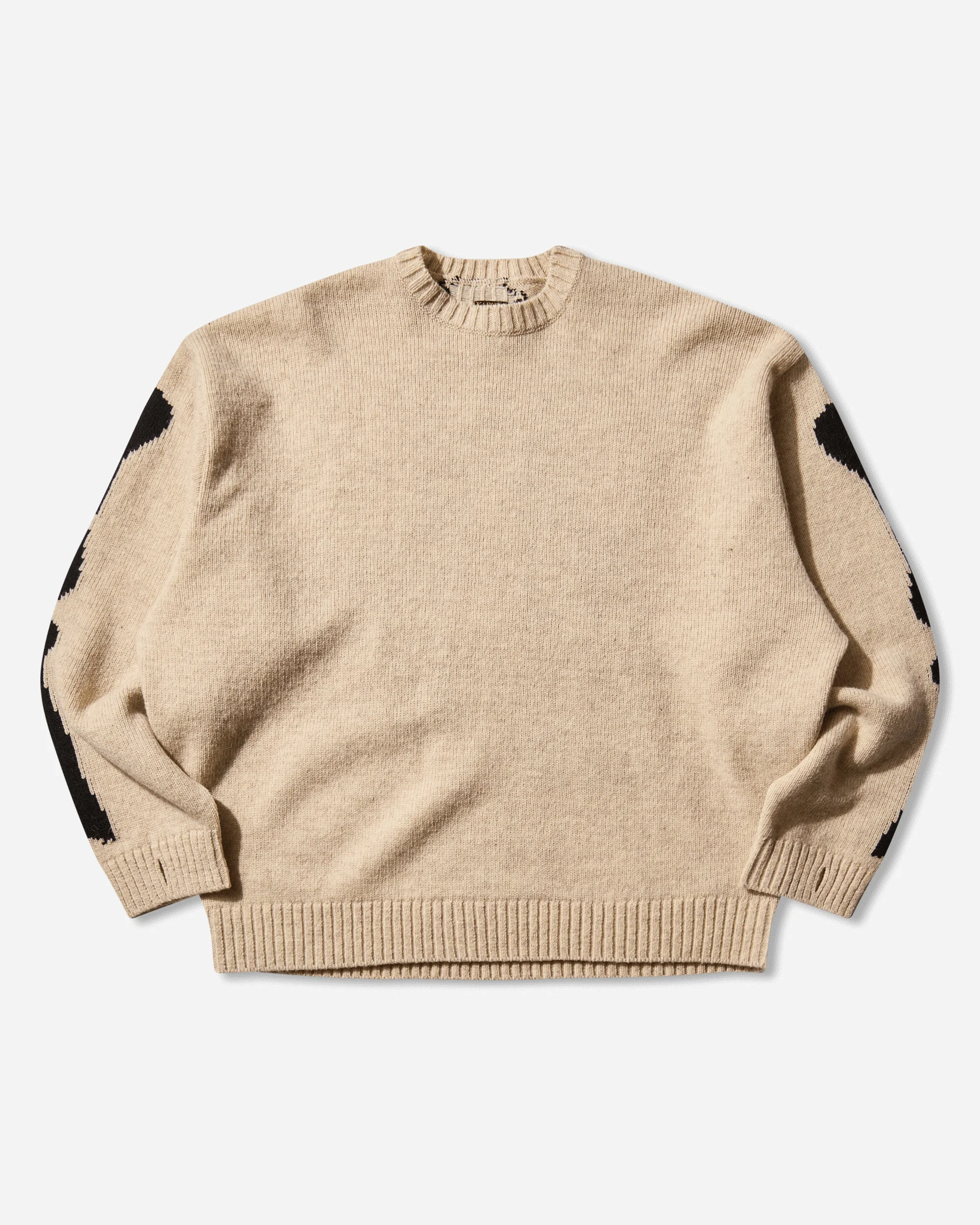 Men's 5G Wool Bone Crewneck Sweater Ecru - 1