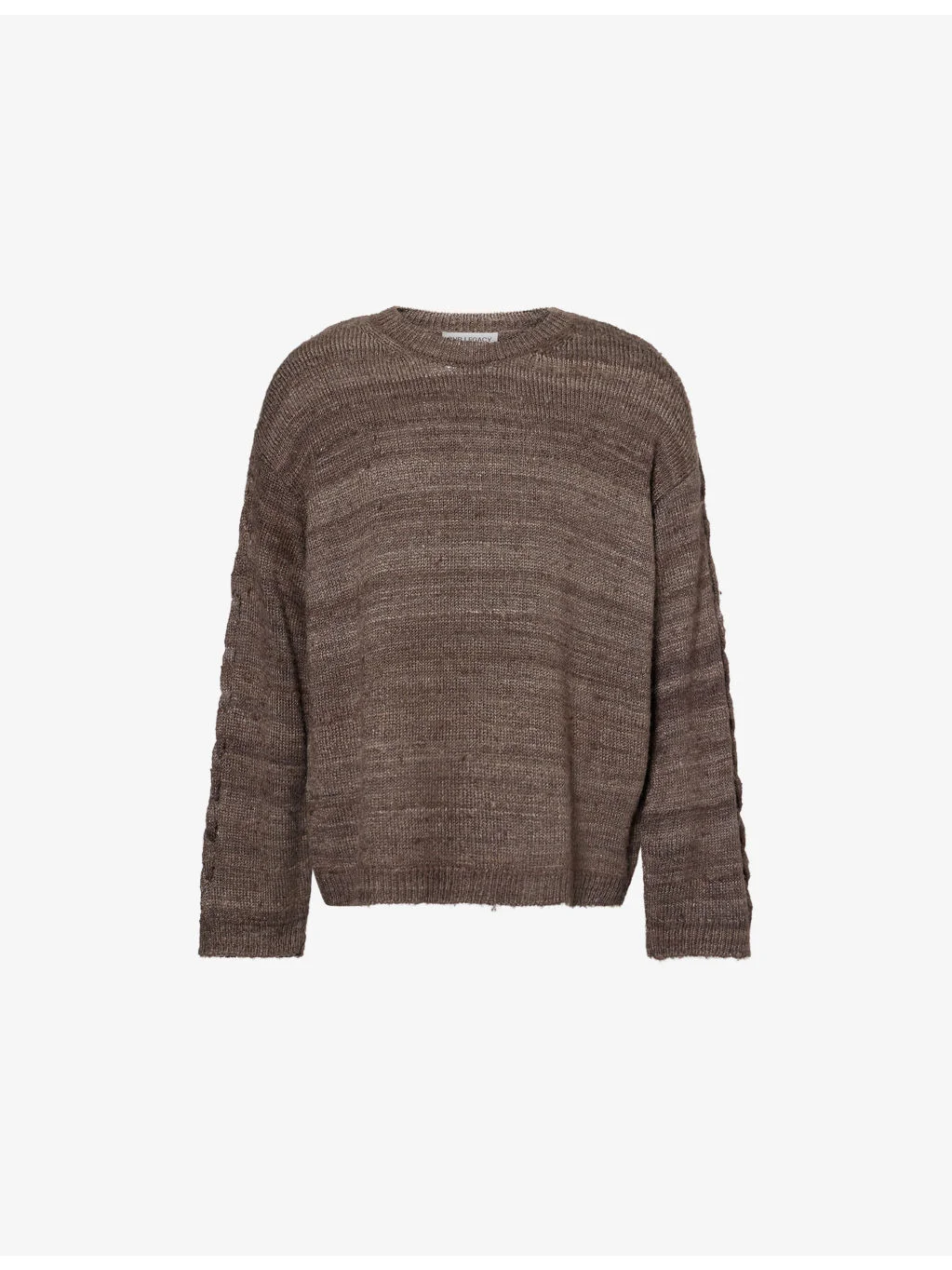 Popover Round-Neck Silk Jumper - 1