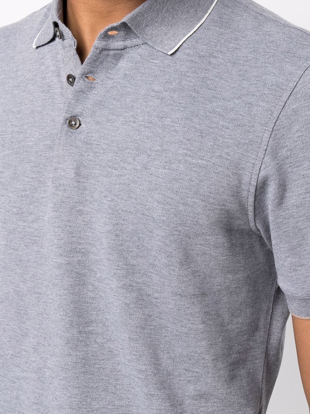 short-sleeved polo shirt - 5