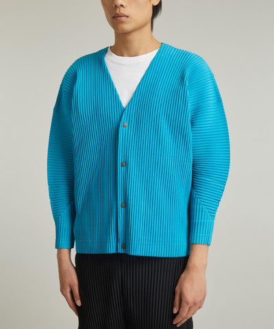 ISSEY MIYAKE MC March Pleated V-Neck Cardigan outlook