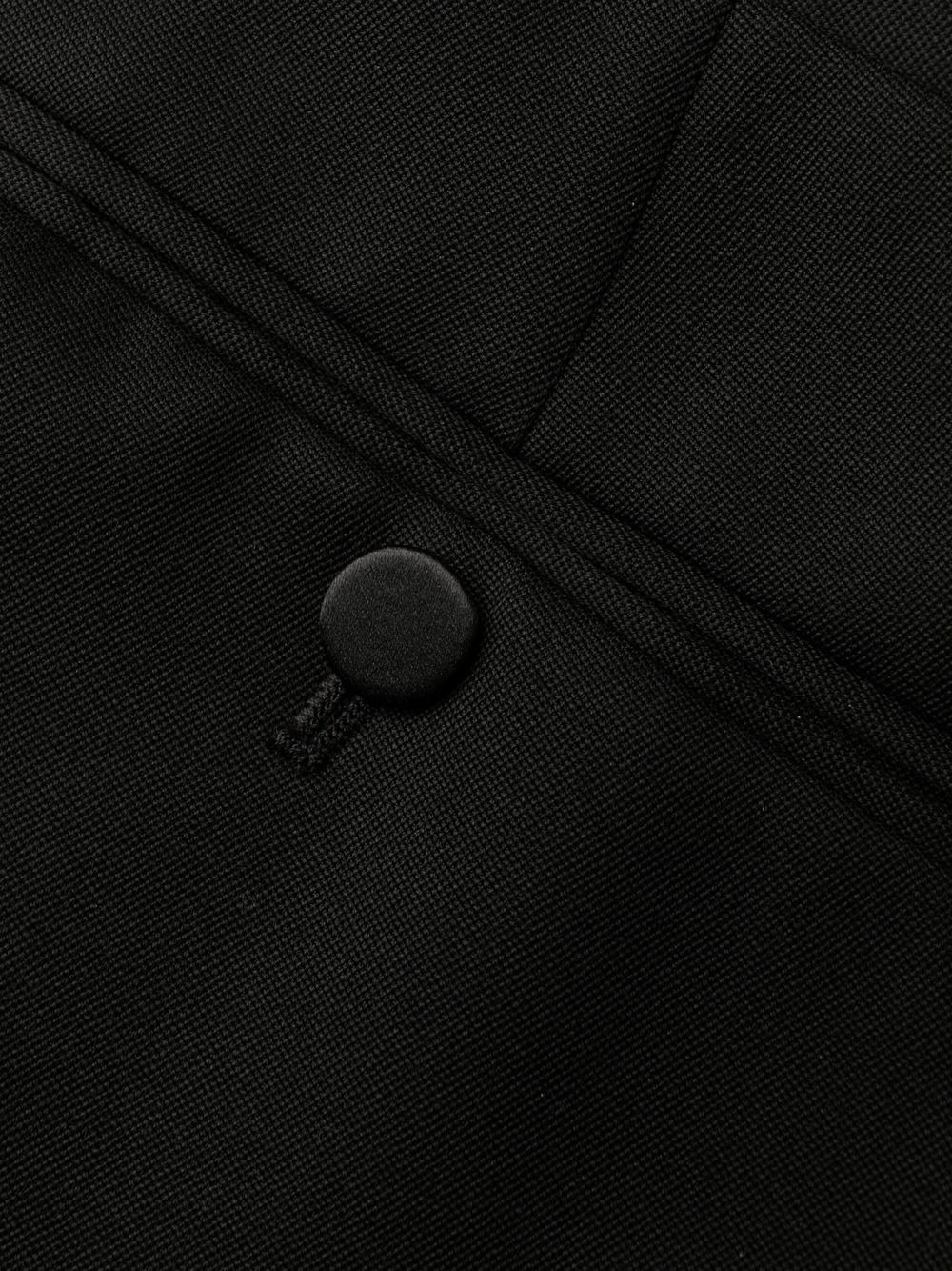 stripe-detail tailored-cut trousers - 6