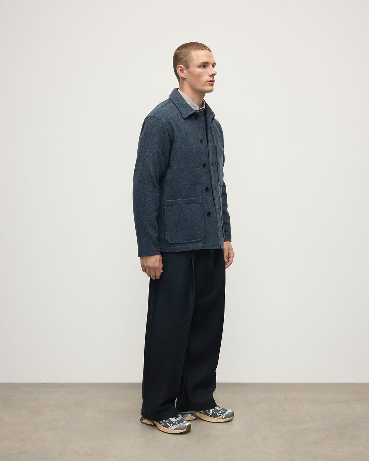 The Weavers Jacket | Navy Hairline - 3