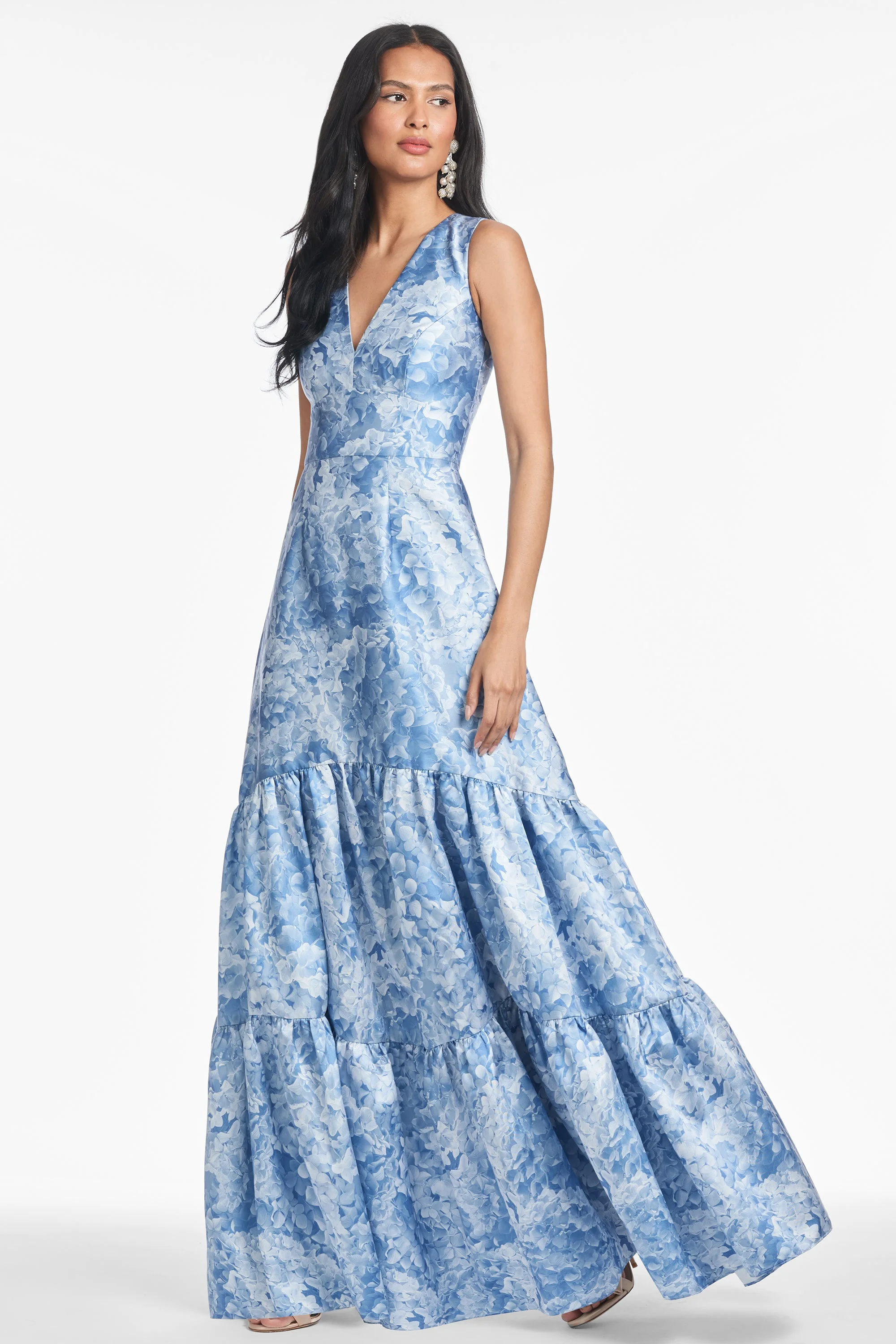 RORI GOWN - HYDRANGEA BLOOMS - 1