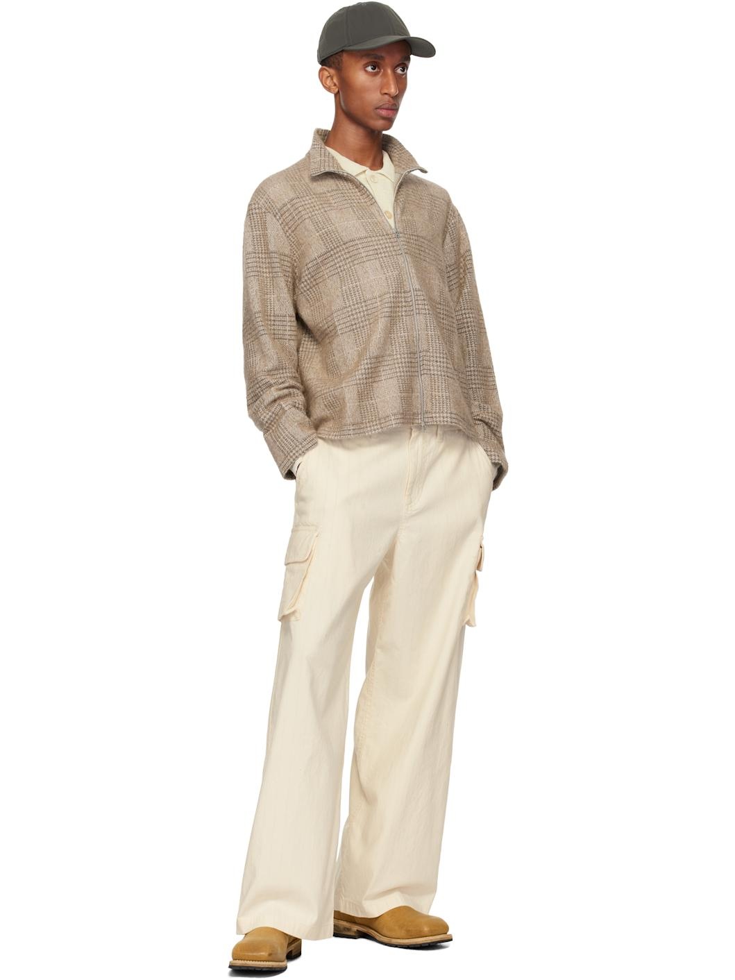 パンツ OUR LEGACY MOUNT TROUSER Pearl Beige 44 Our Legacy Mount Trouser Pearl Beige Cotton Chinz | REVERSIBLE