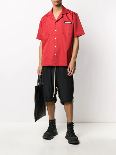 Rhude contrast chevron shirt outlook