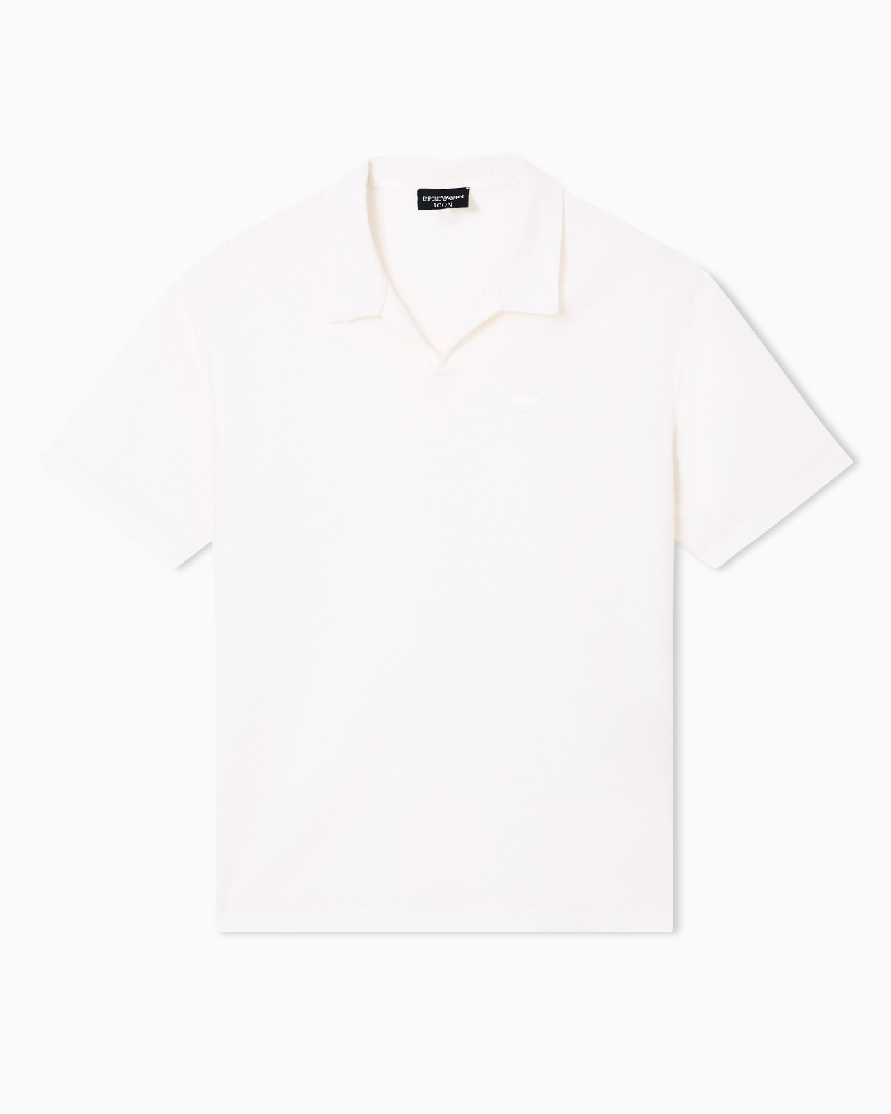 ICON POLO SHIRT IN YARN-DYED JACQUARD JERSEY - 1