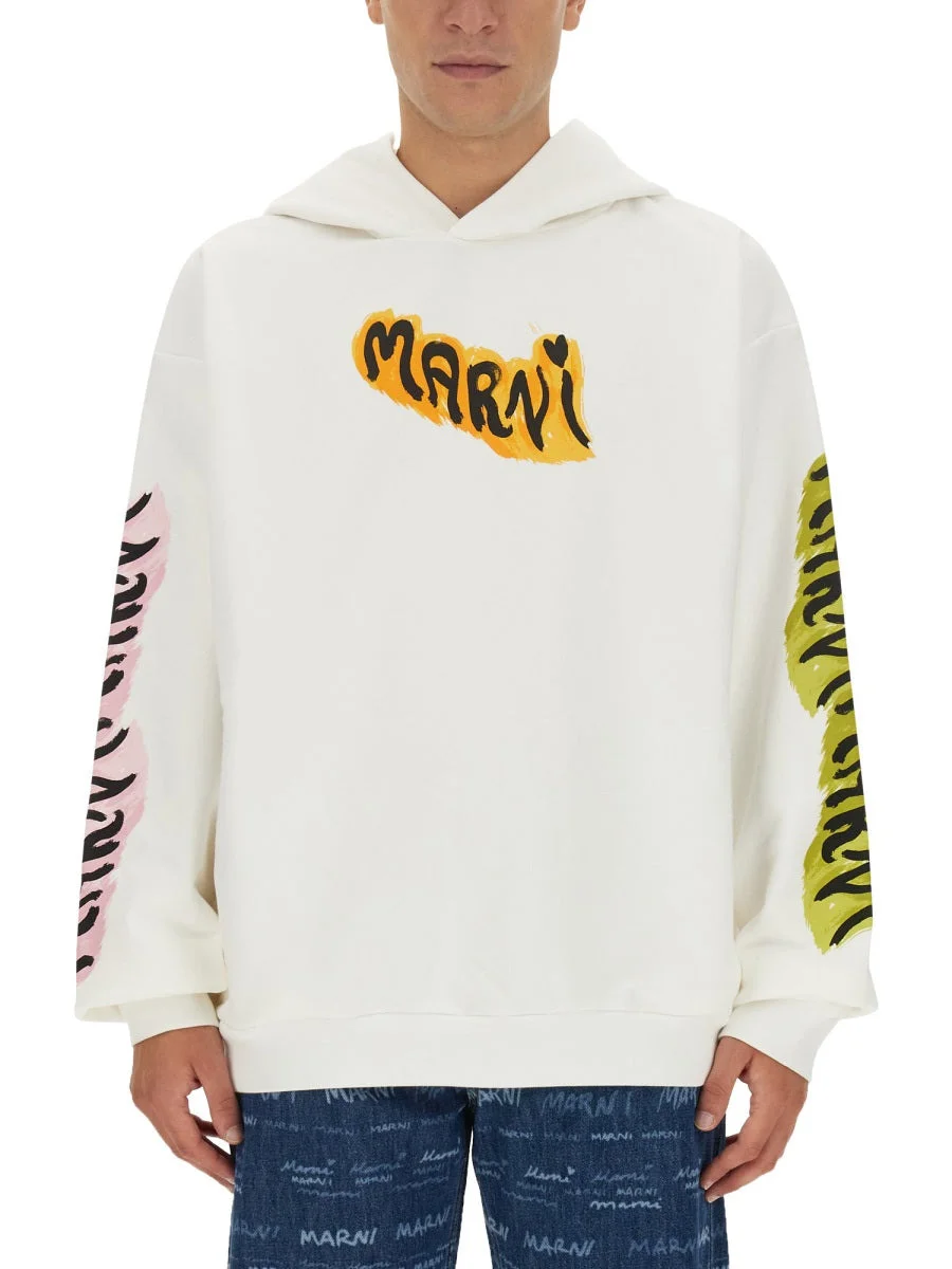 Marni Men Sweatshirt With Logo - 1