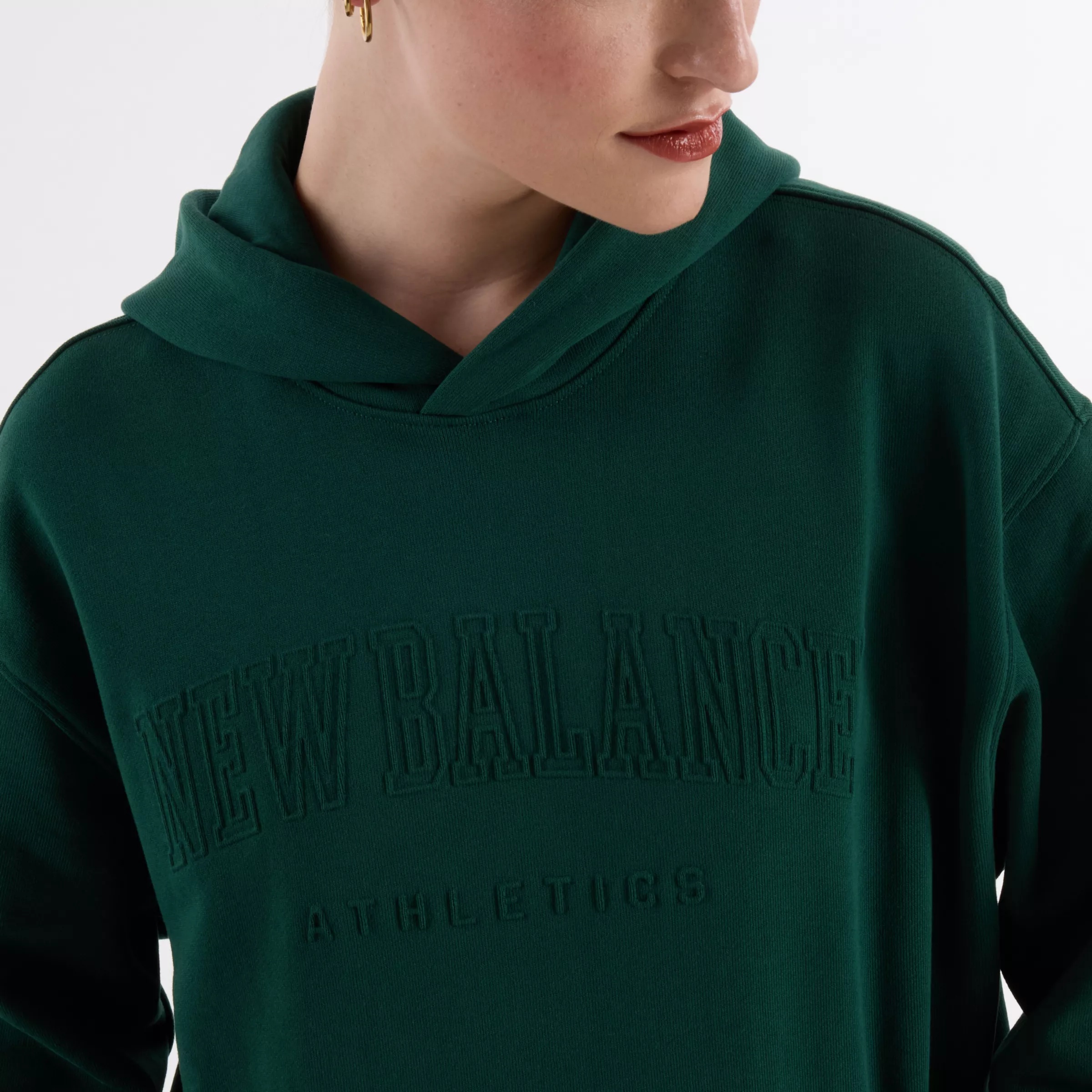 Embossed Graphic Fleece Hoodie - 2