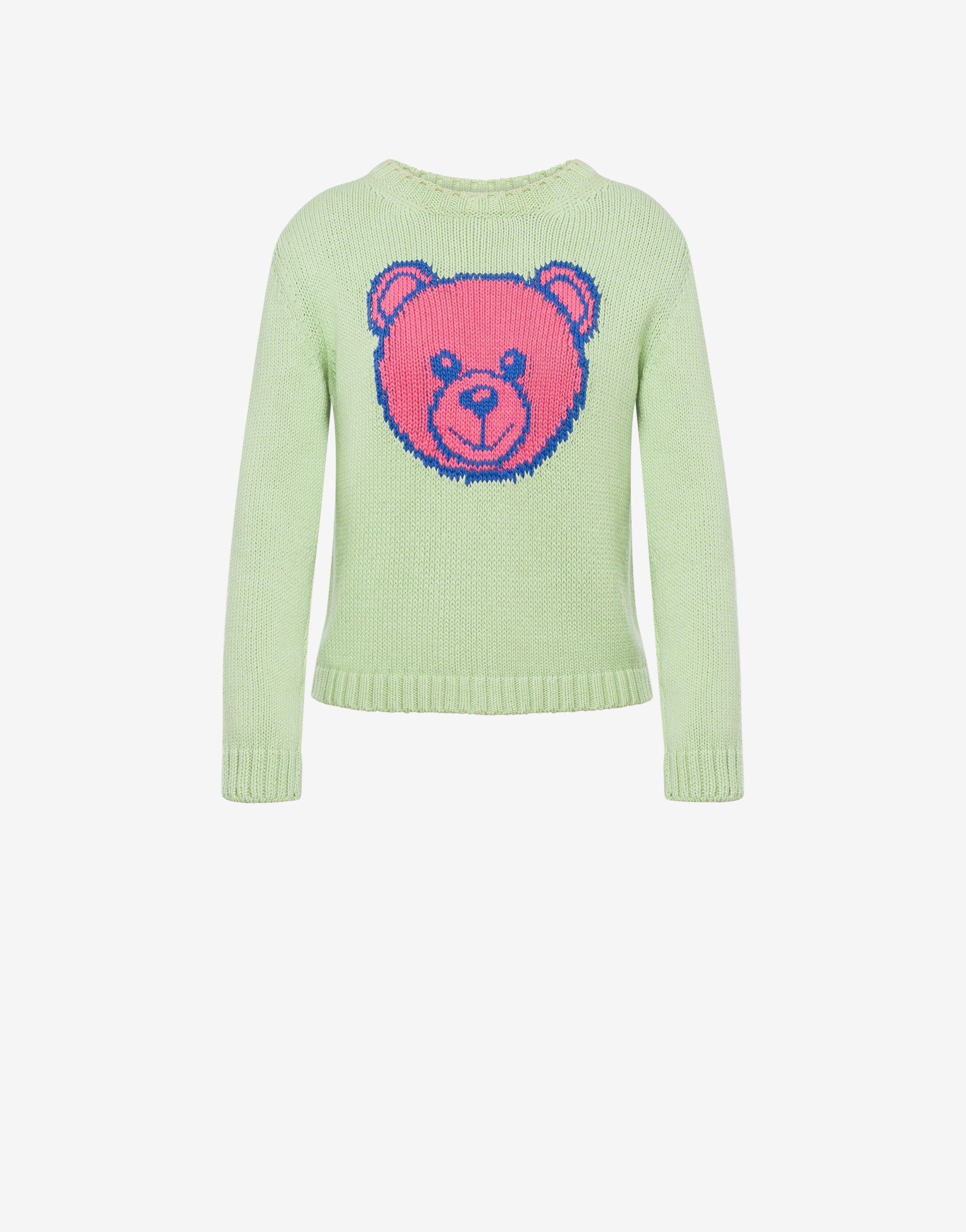 COTTON MOSCHINO TEDDY BEAR PULLOVER - 1
