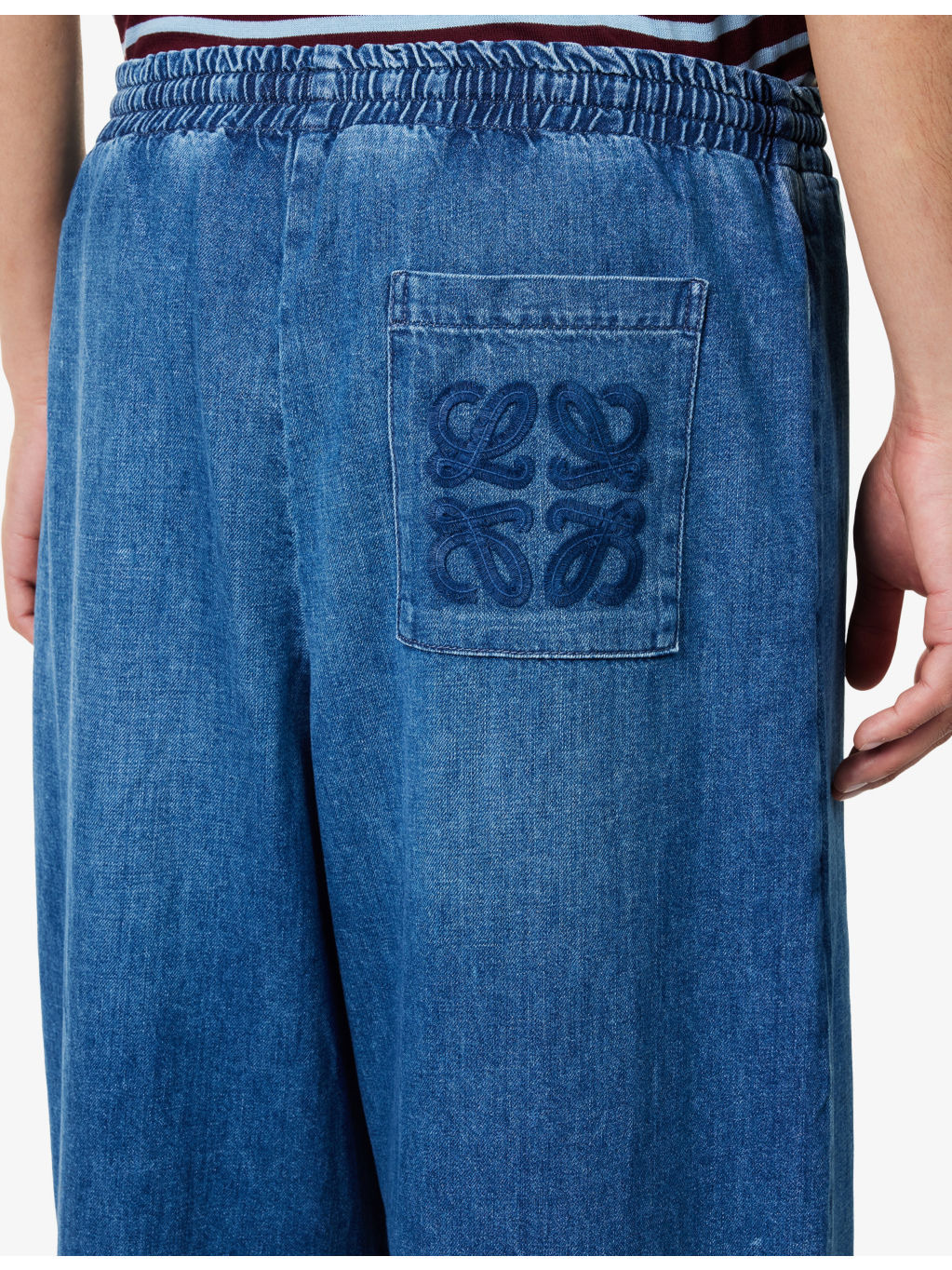 Ibiza Wide-Leg Cropped Denim Jeans - 5