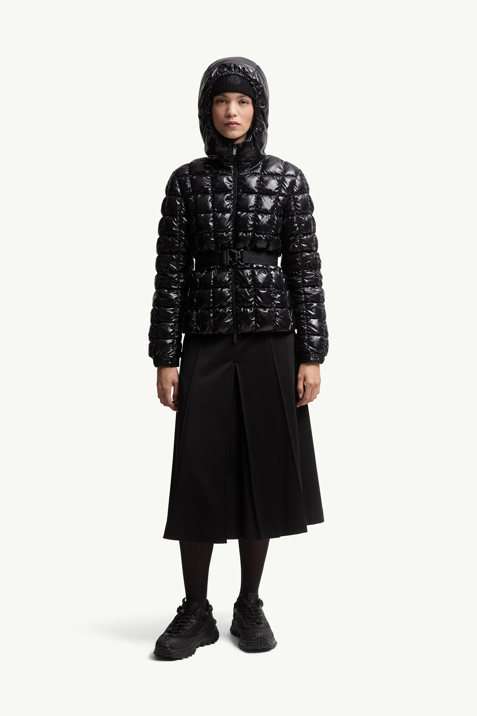 Eynard Hooded Square-Quilted Short Down Jacket - 2