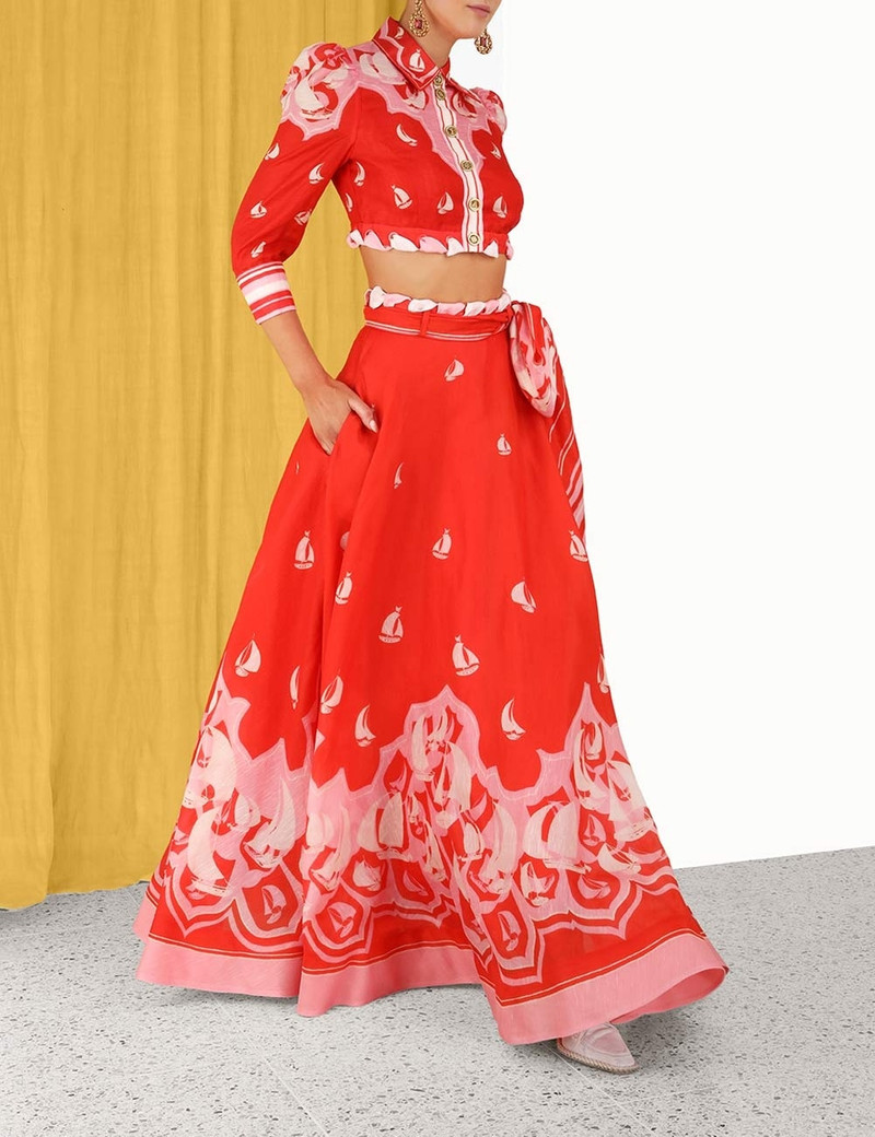 HIGH TIDE EYELET MAXI SKIRT 3
