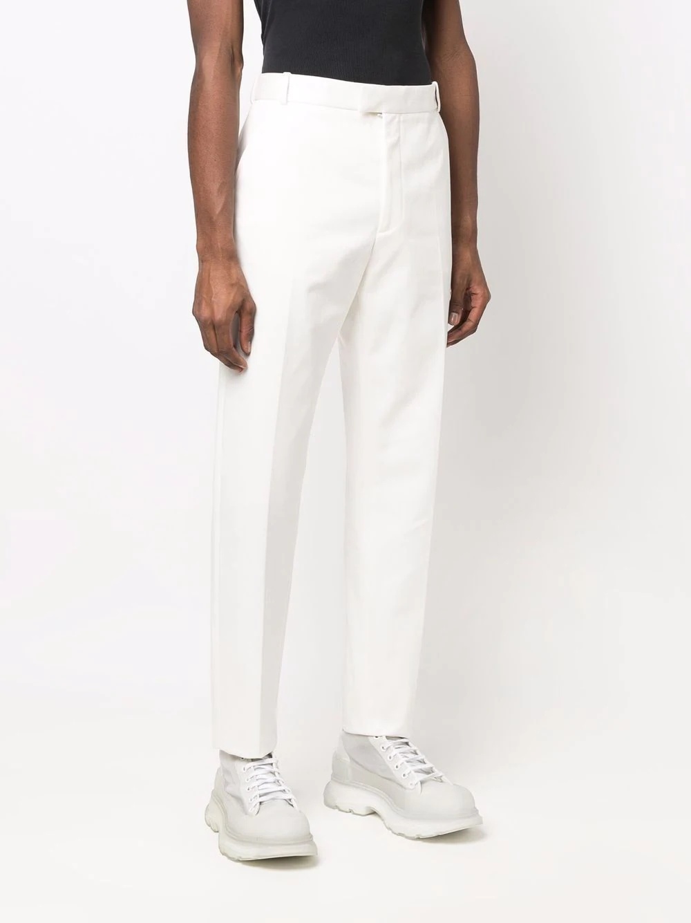 straight-leg tailored trousers - 3