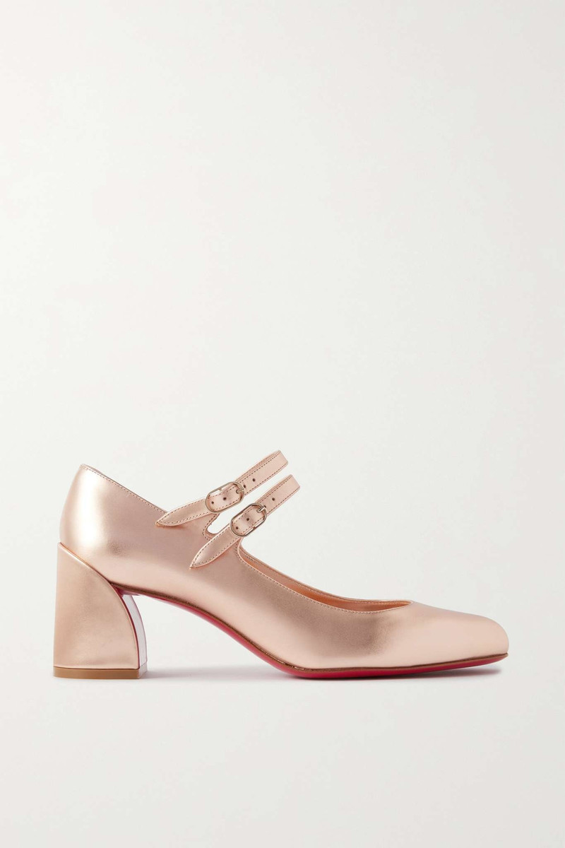 Miss Jane 55 iridescent patent-leather pumps - 1