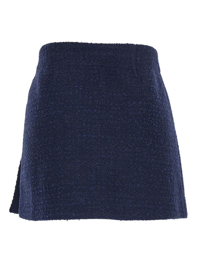 PINKO bouclé mini skirt outlook