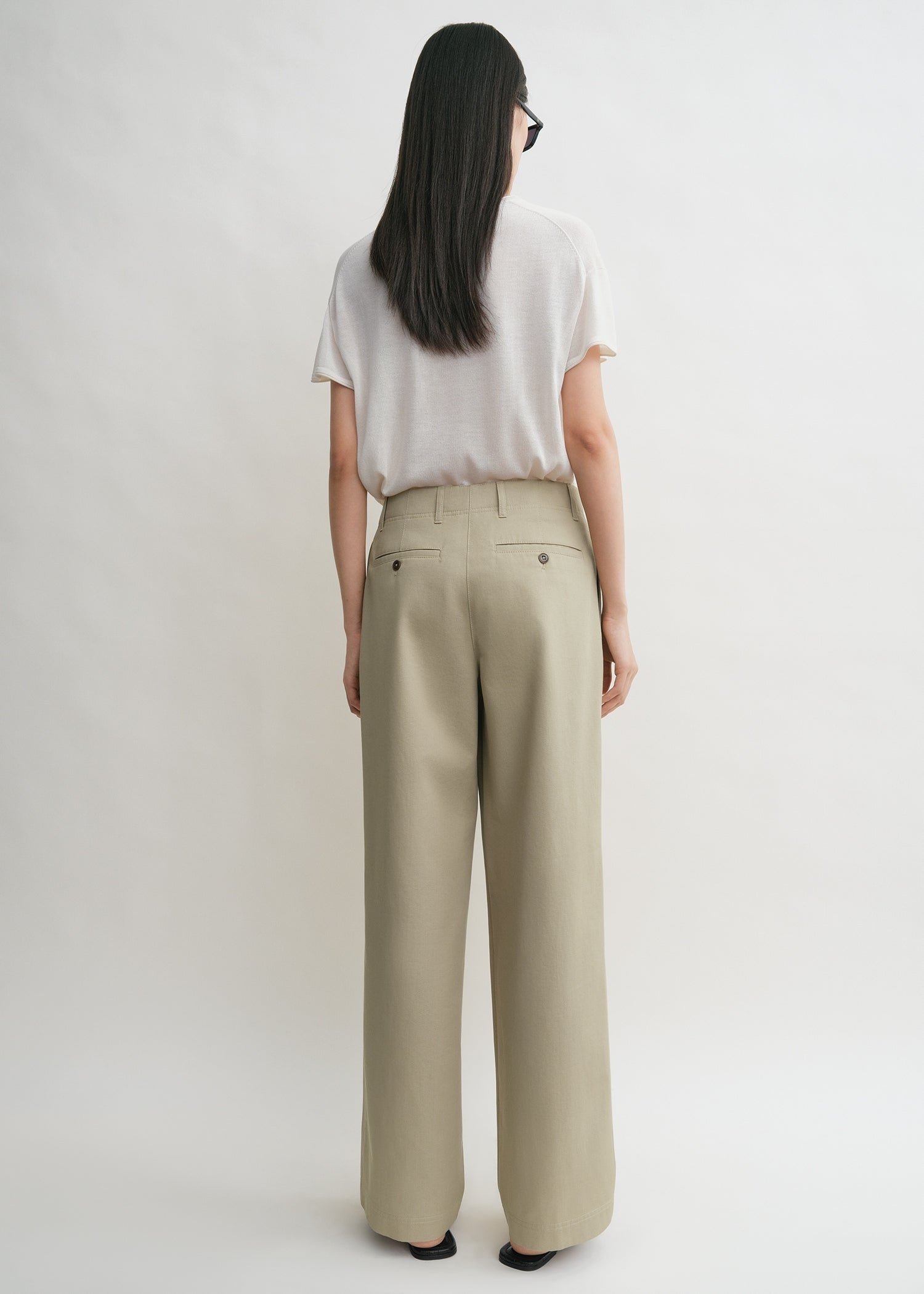 Relaxed chino trousers desert - 4