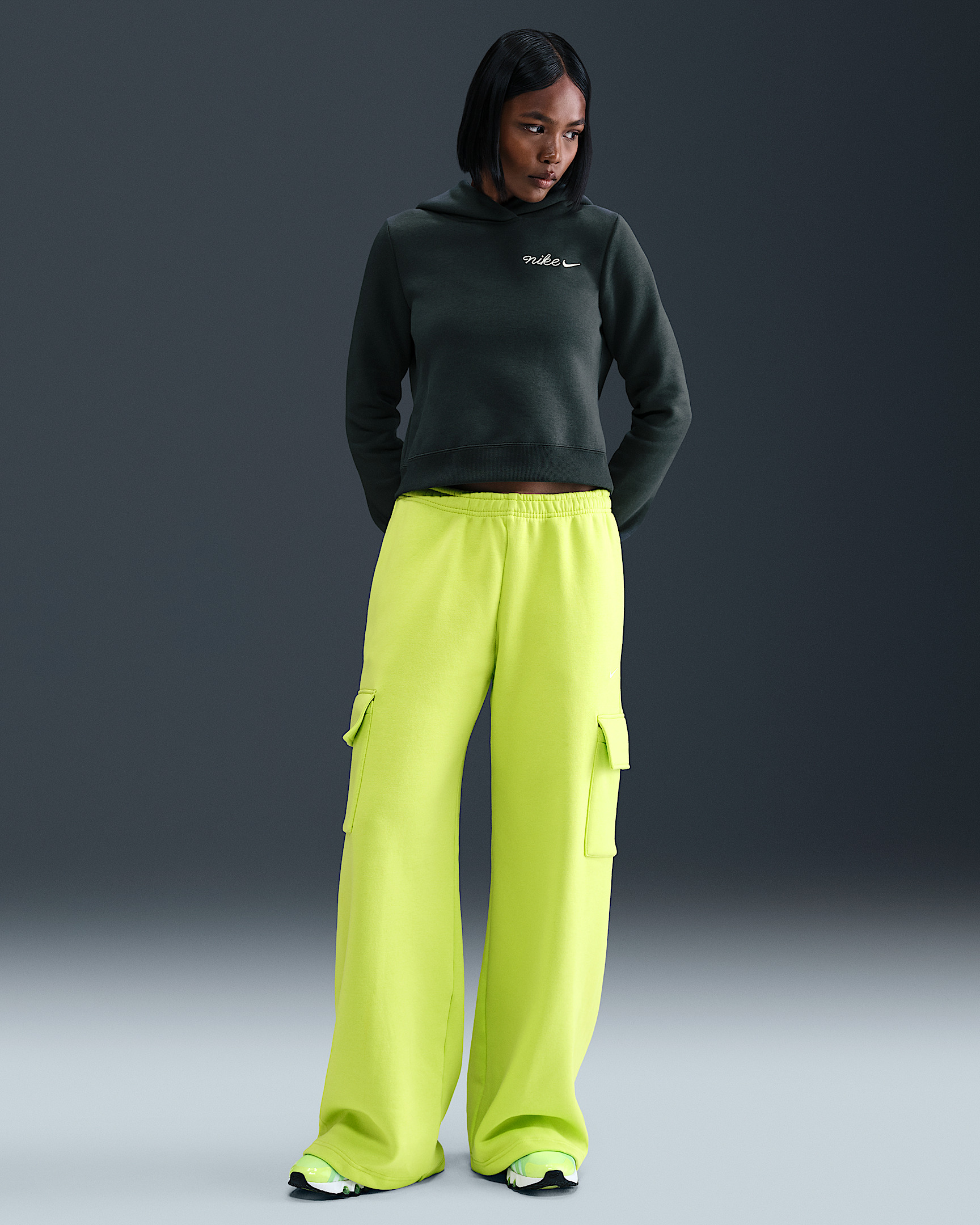 Nike Sportswear Phoenix Fleece Women's Shrunken Hoodie - 4