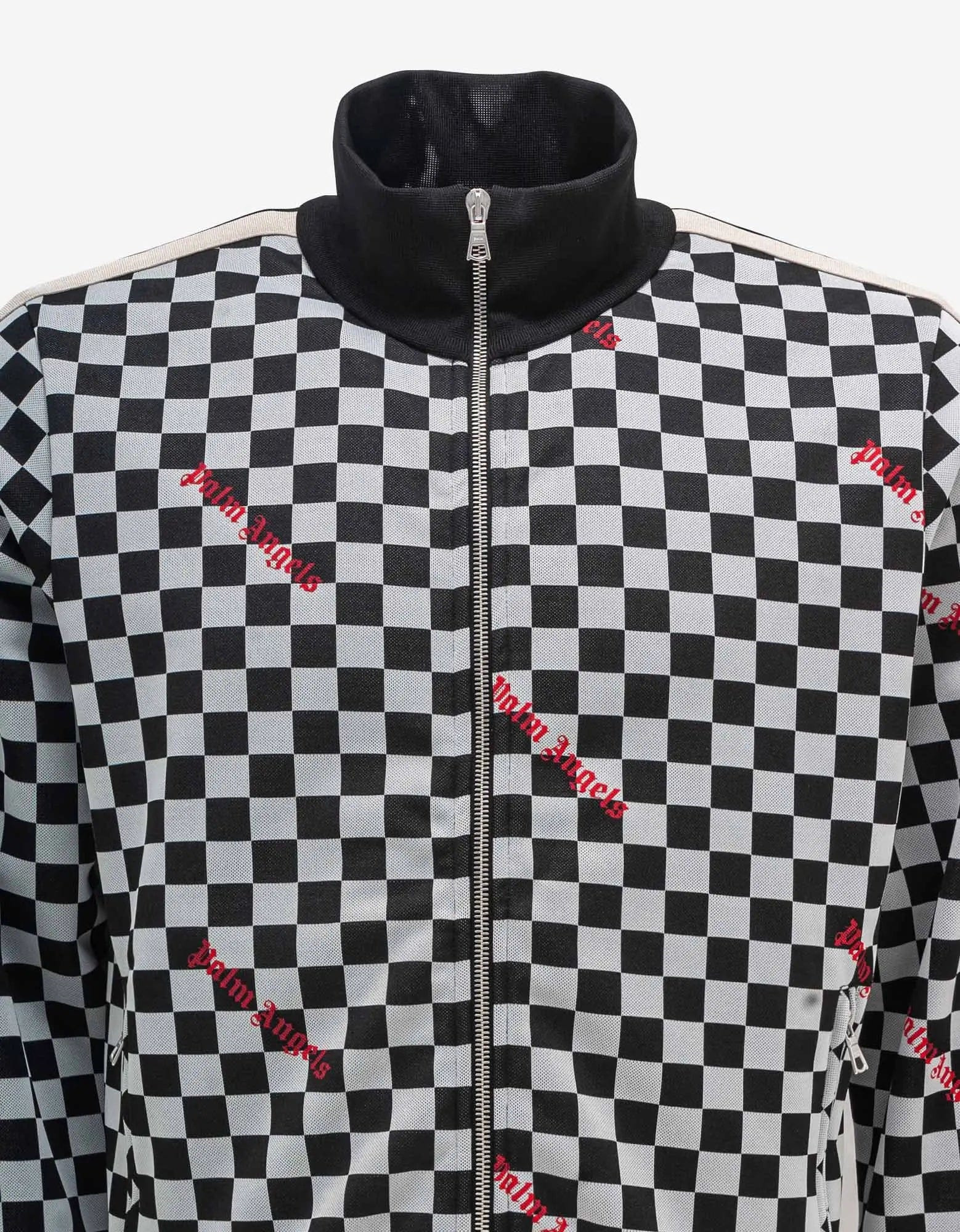 Palm Angels Jacquard Damier Track Jacket - 3