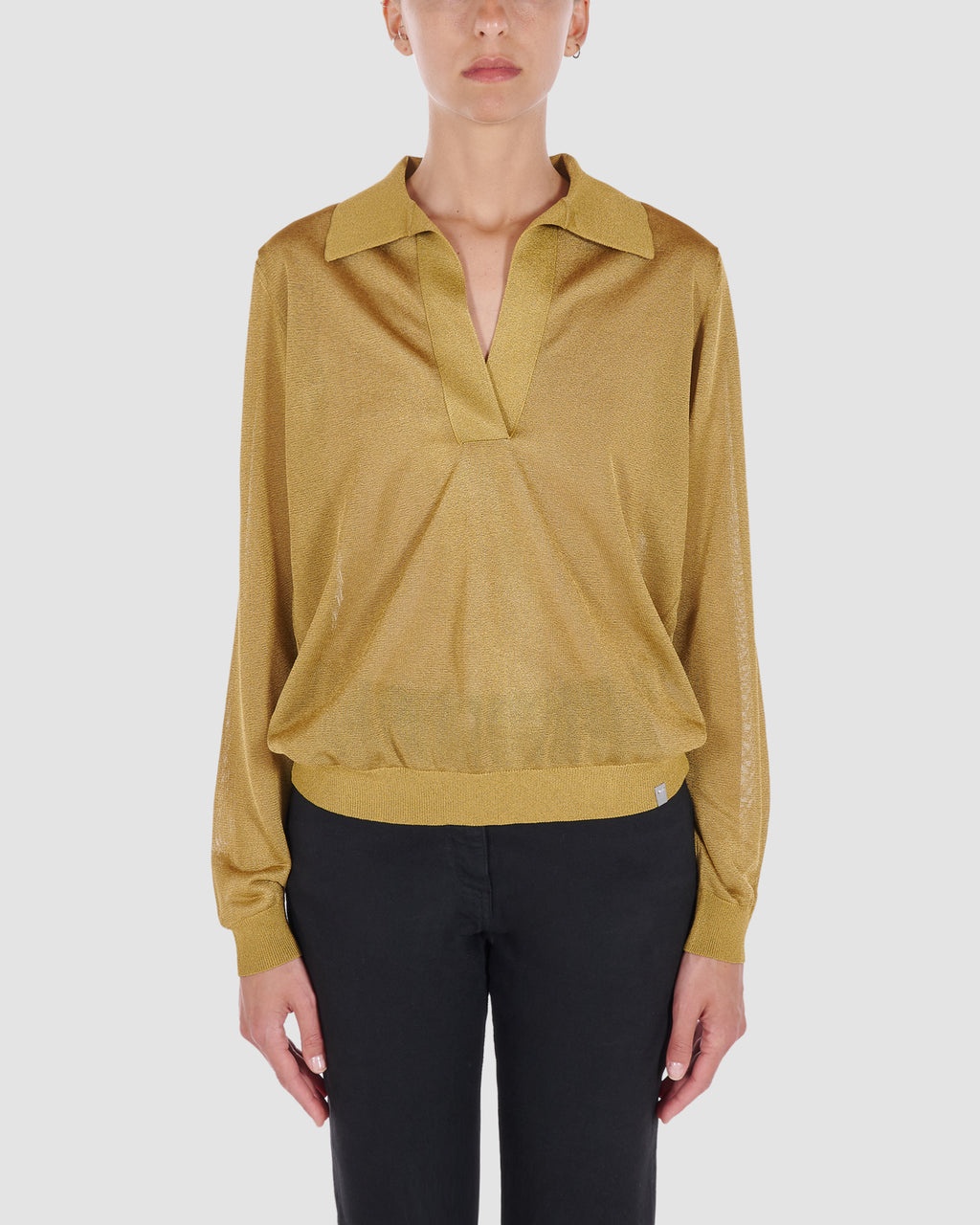 BUTTERFLY POLO SWEATER - 2
