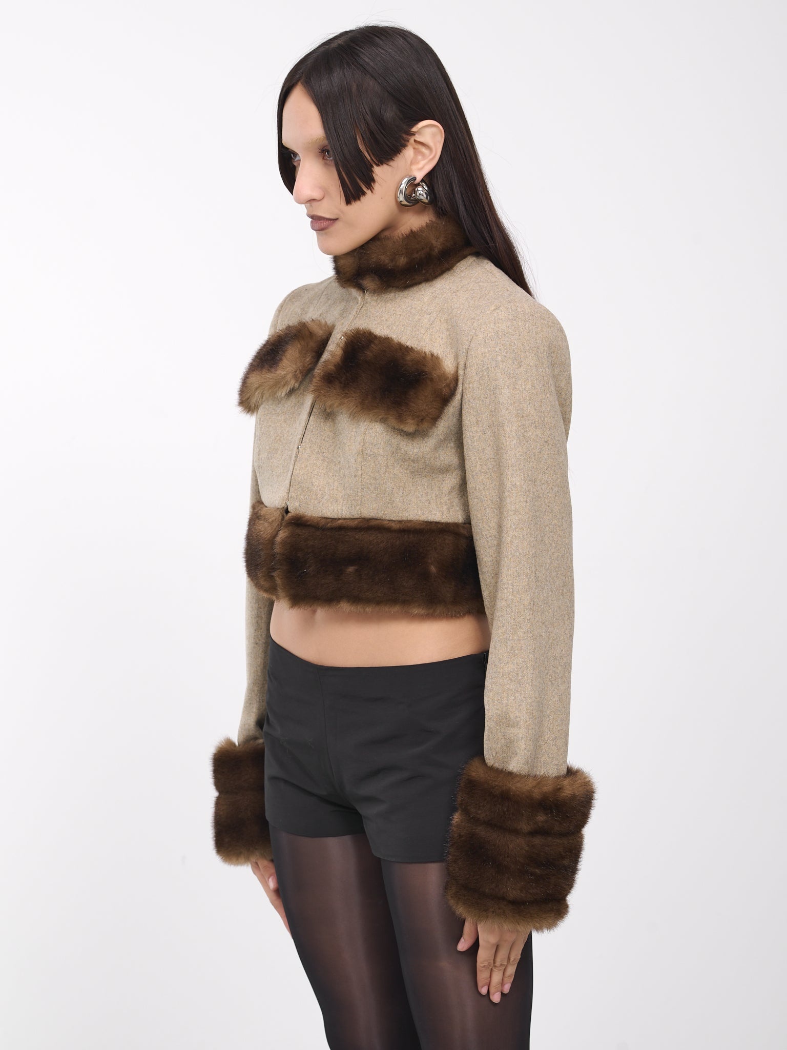 Faux Fur Jacket - 2