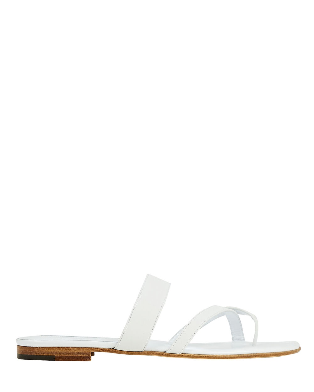 Susa Leather Flat Sandals - 1