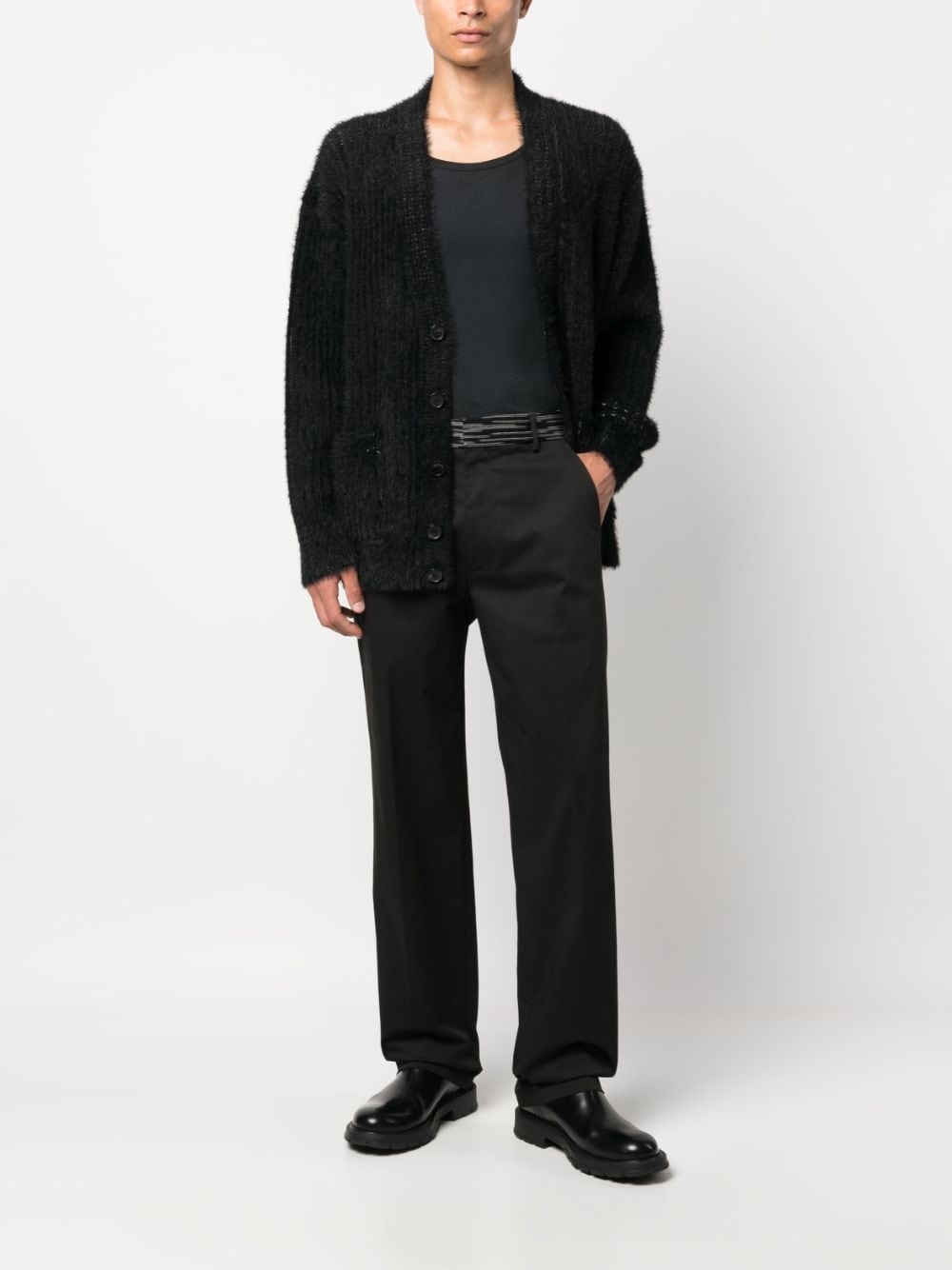 straight-leg chino trousers - 2