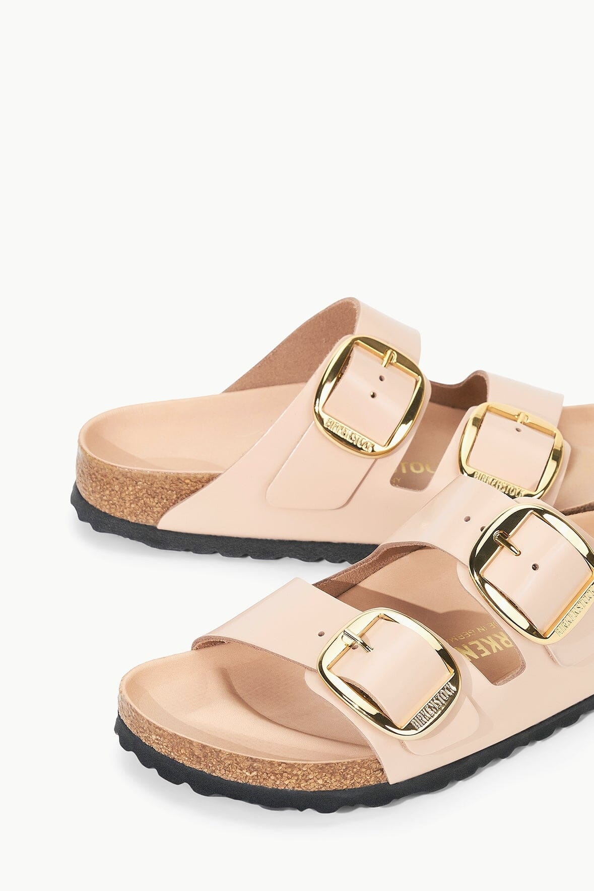 BIRKENSTOCK ARIZONA BIG BUCKLE SANDAL | HIGH SHINE NEW BEIGE - 5