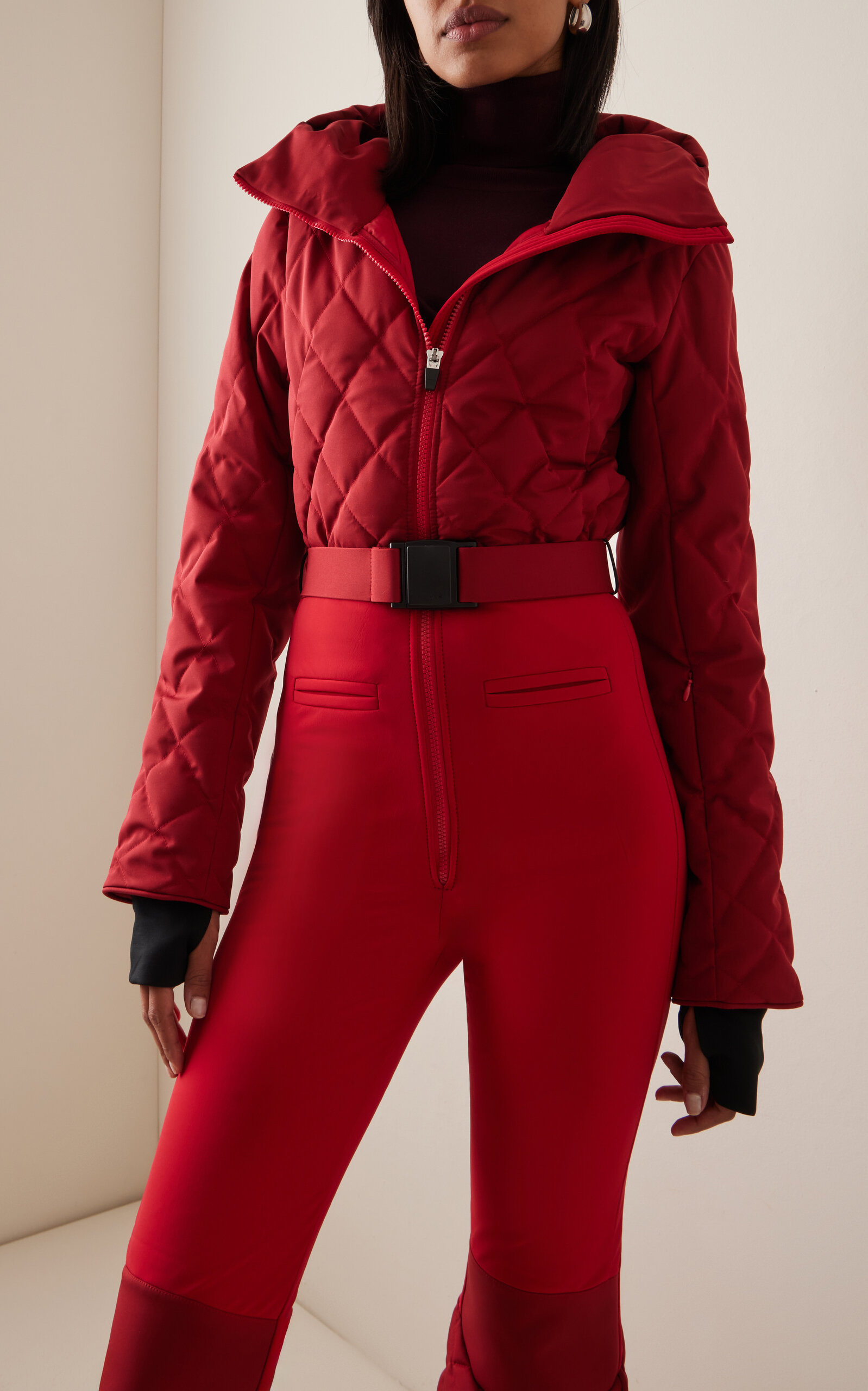 Stardust Quilted Ski Suit red - 5