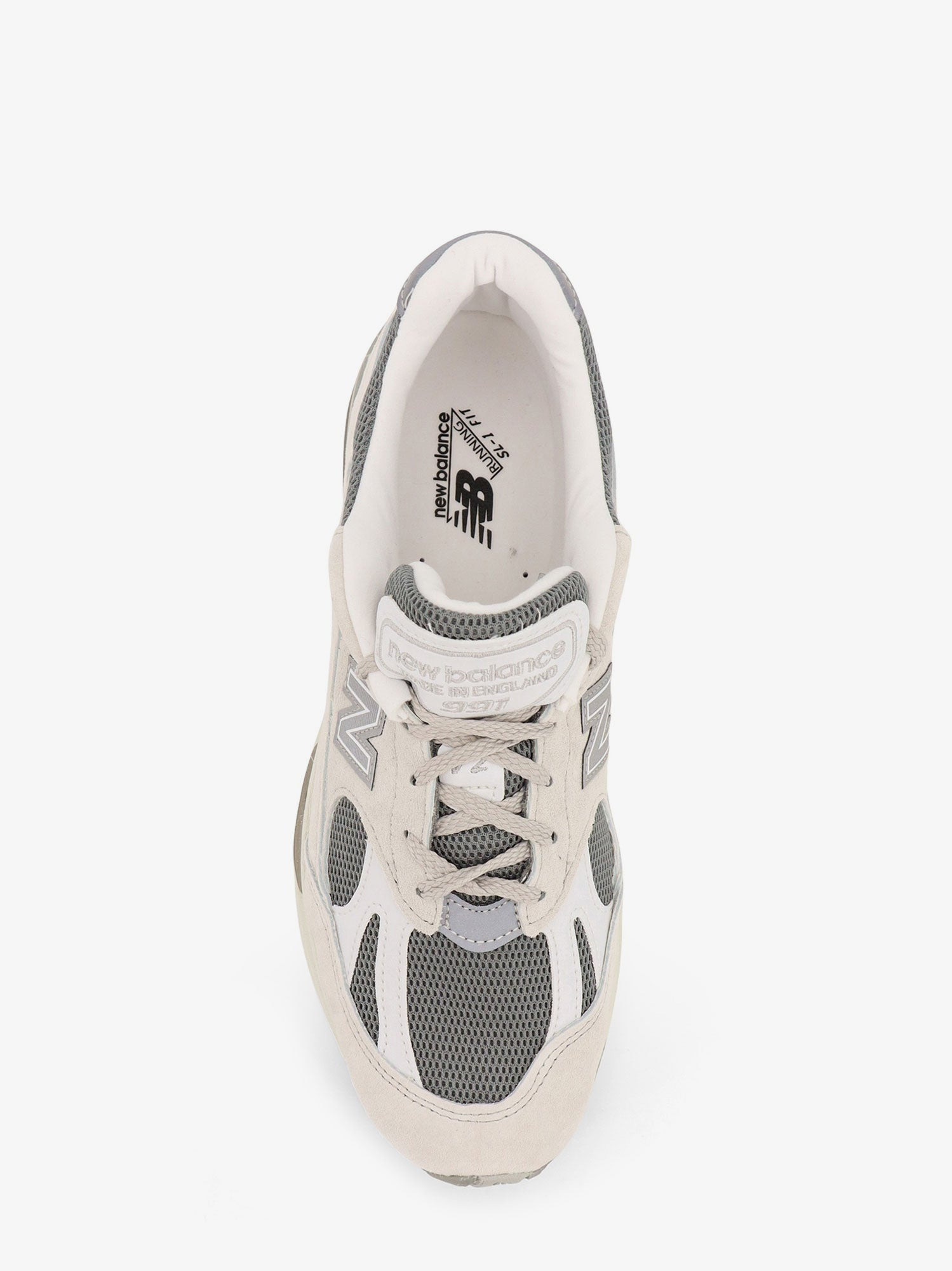 New Balance 991 Mesh And Suede Low-Top Sneakers - 5