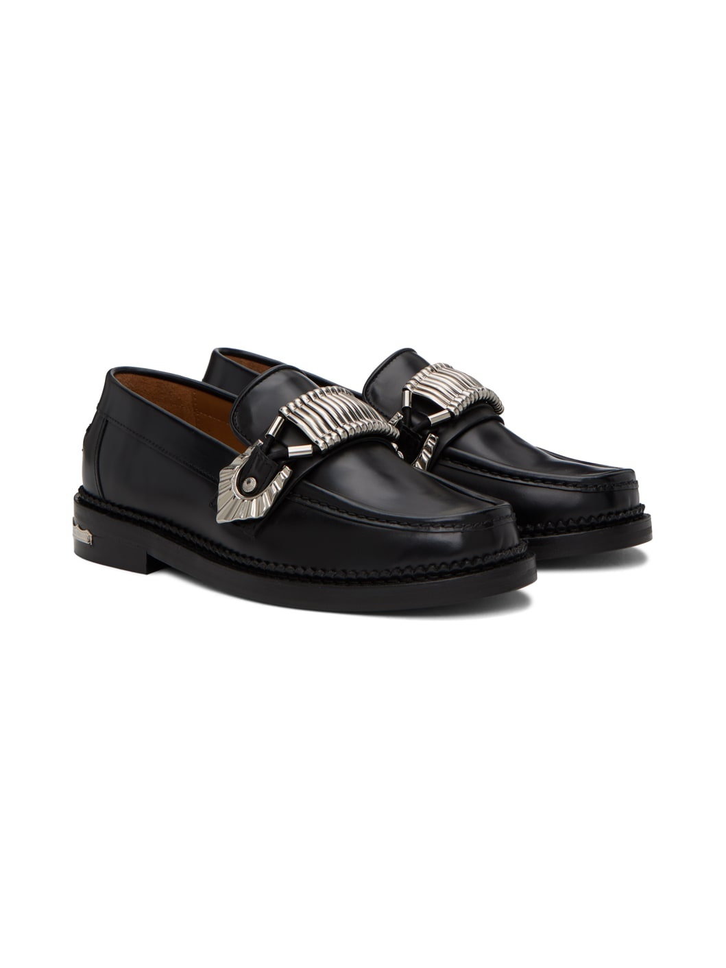 SSENSE Exclusive Black Loafers - 4