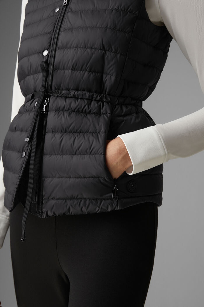 Cleo Lightweight down waistcoat in Black - 6