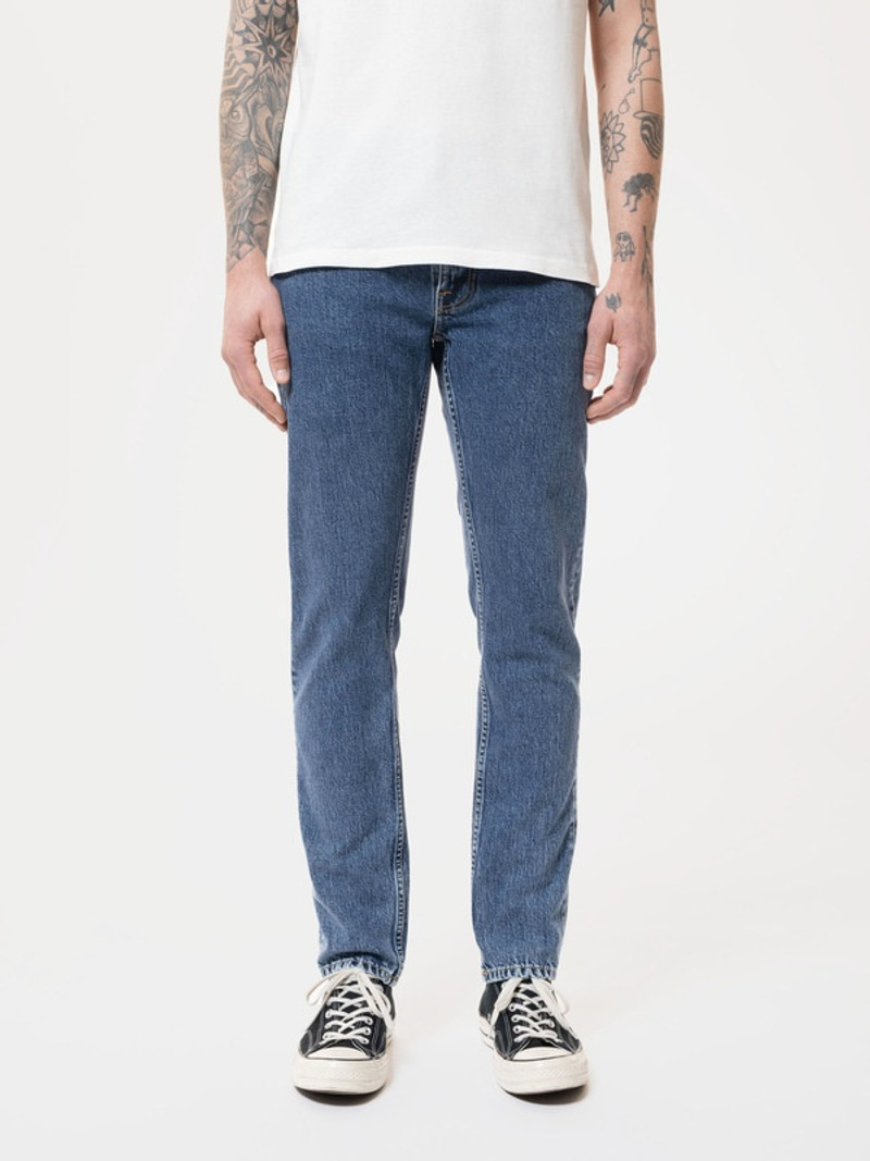 Nudie Jeans Lean Dean Plain Stone outlook