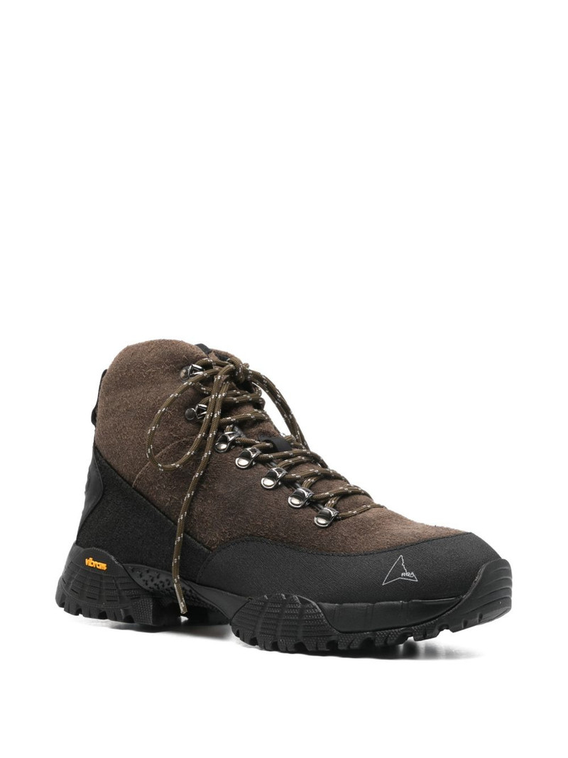 ROA lace-up lug-sole boots outlook