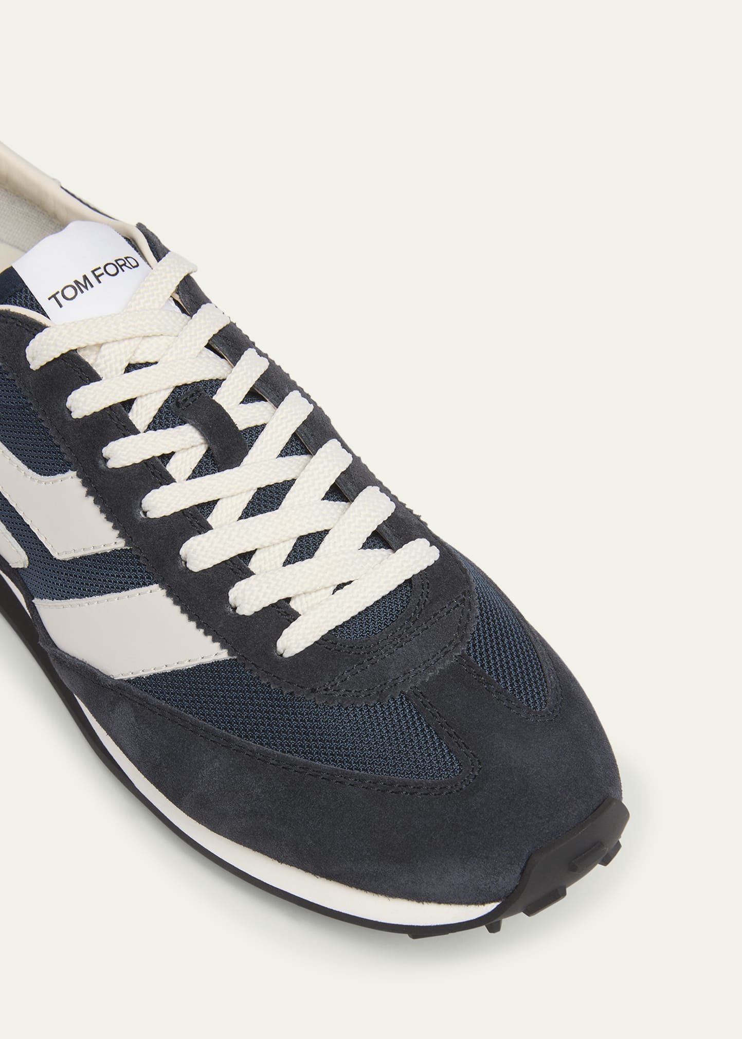 Men's Mick Tech Fabric and Suede Sneakers - 5