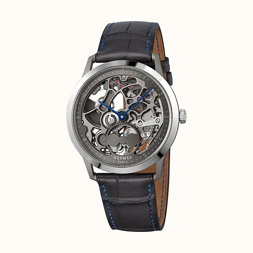 Slim d'Hermes Squelette Lune watch, 39.5 mm - 3