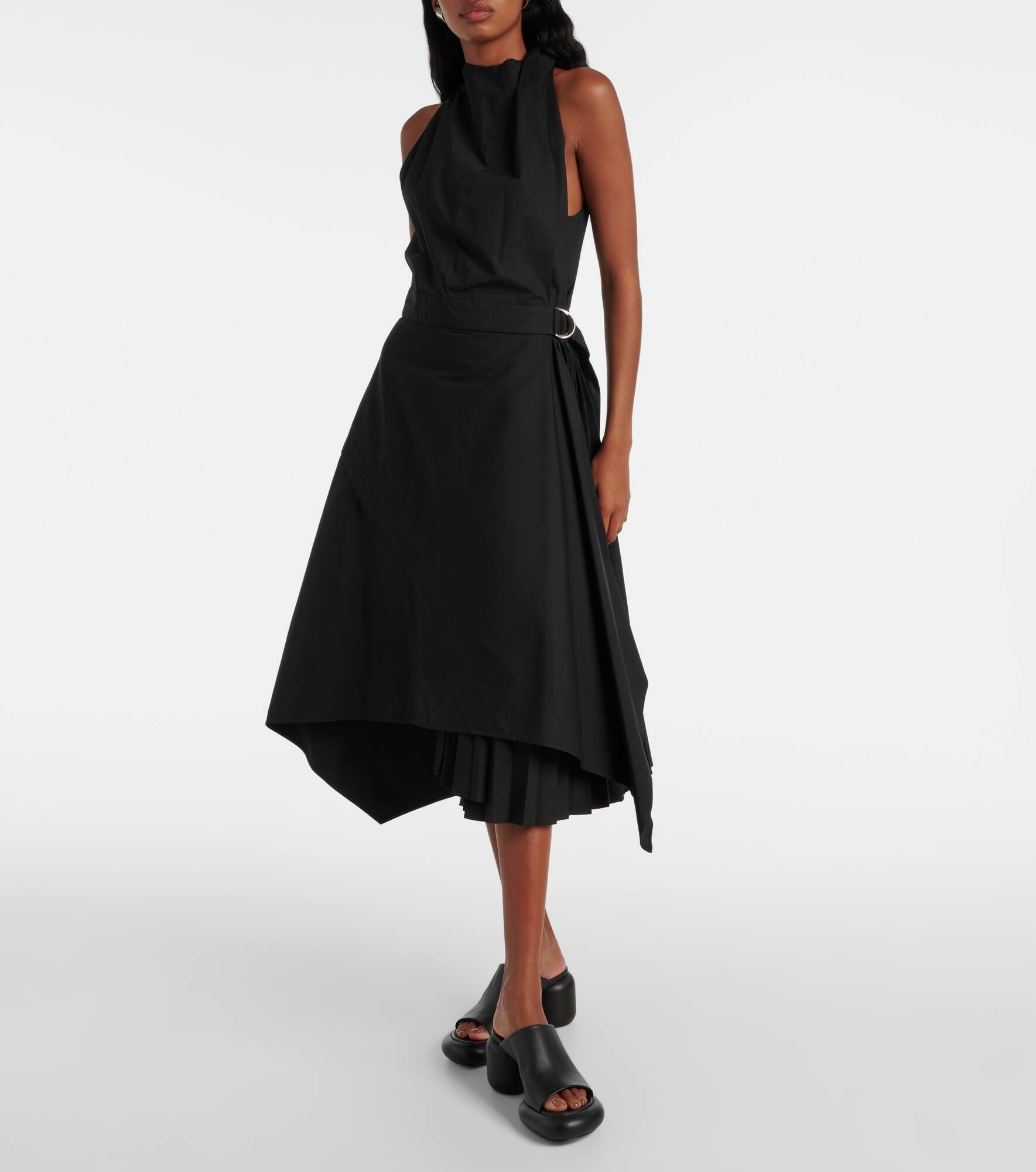 Yoko cotton-blend poplin wrap dress - 2