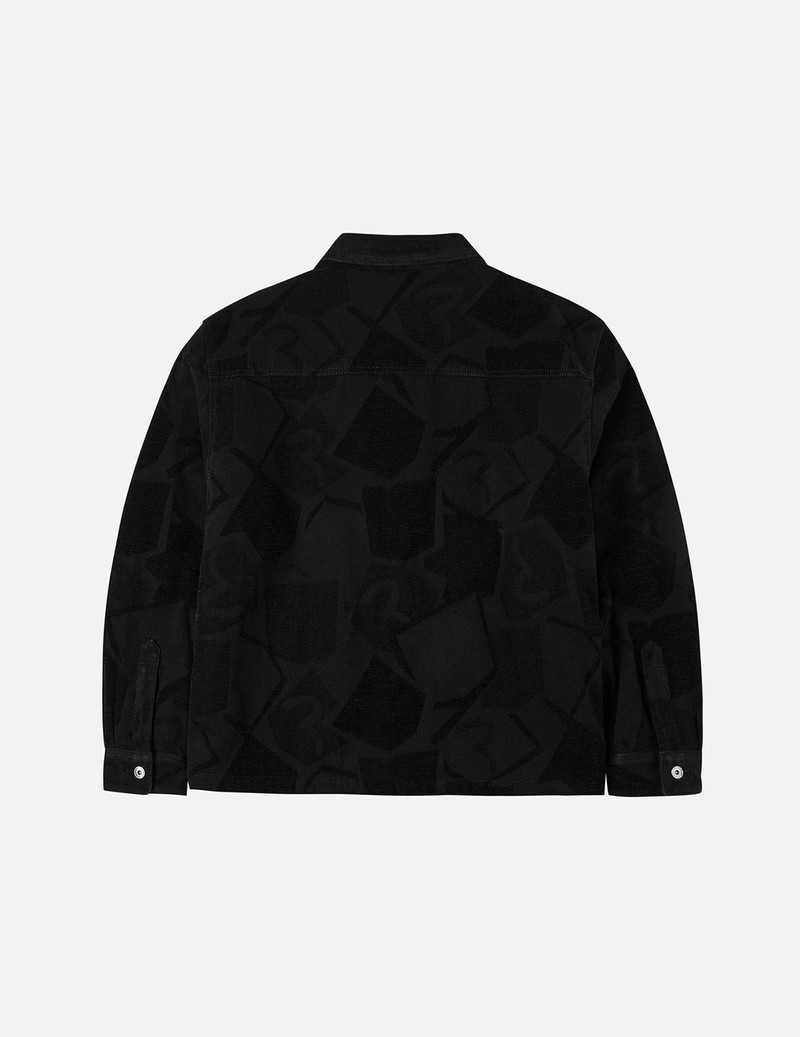 Allover Seagull Jacquard  Regular Fit Chore Jacket 4