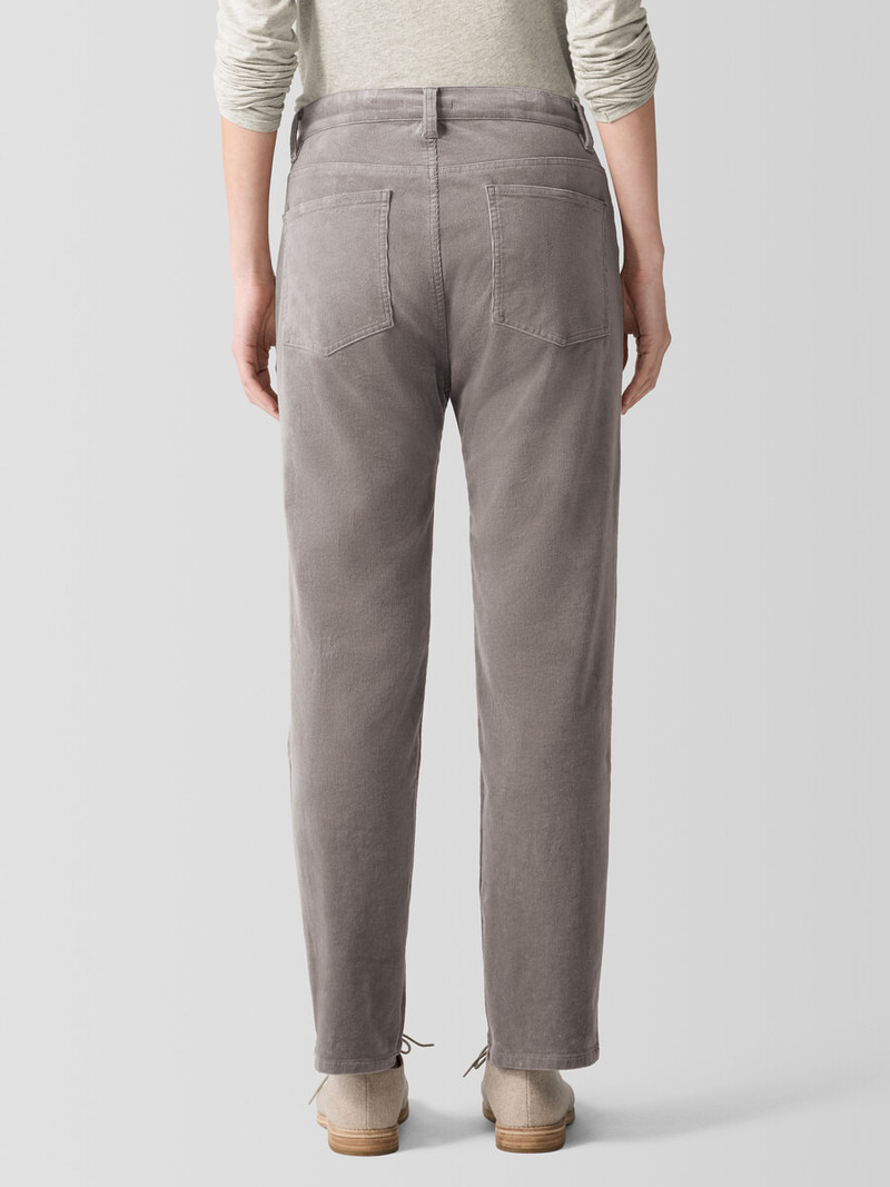 Organic Cotton Stretch Corduroy Straight Pant 4