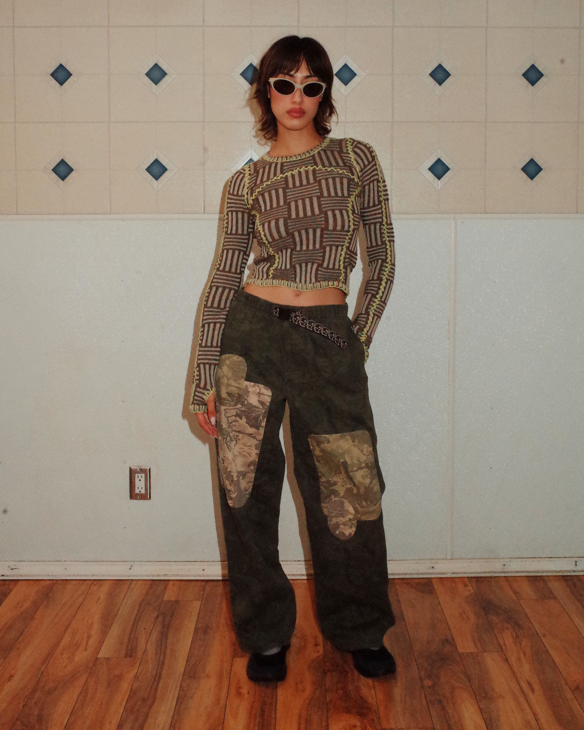 Patchwork Climber Pant - Leaf Camo - 4