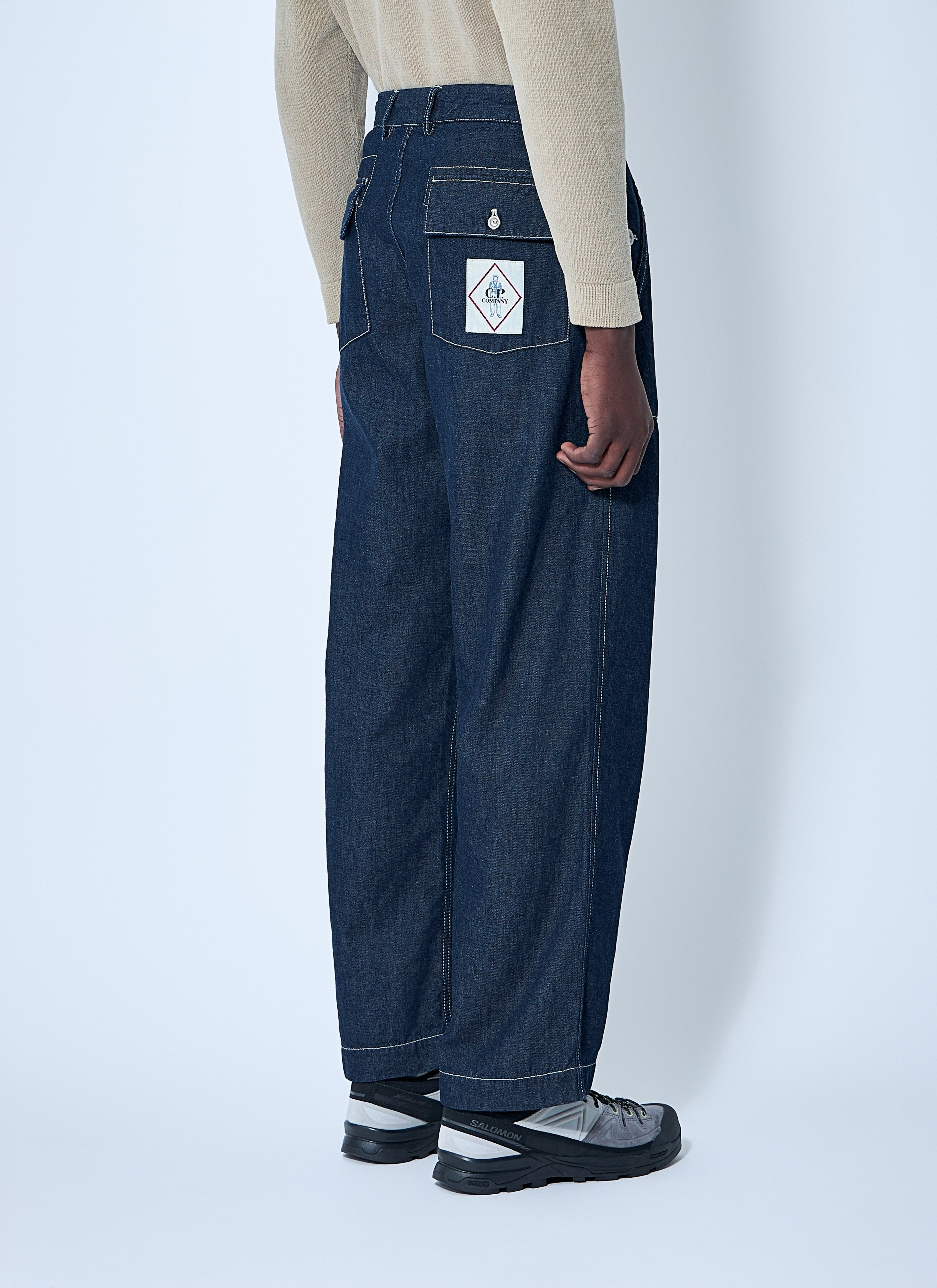 C.P. Company Men 3/1 Denim Pants - 4