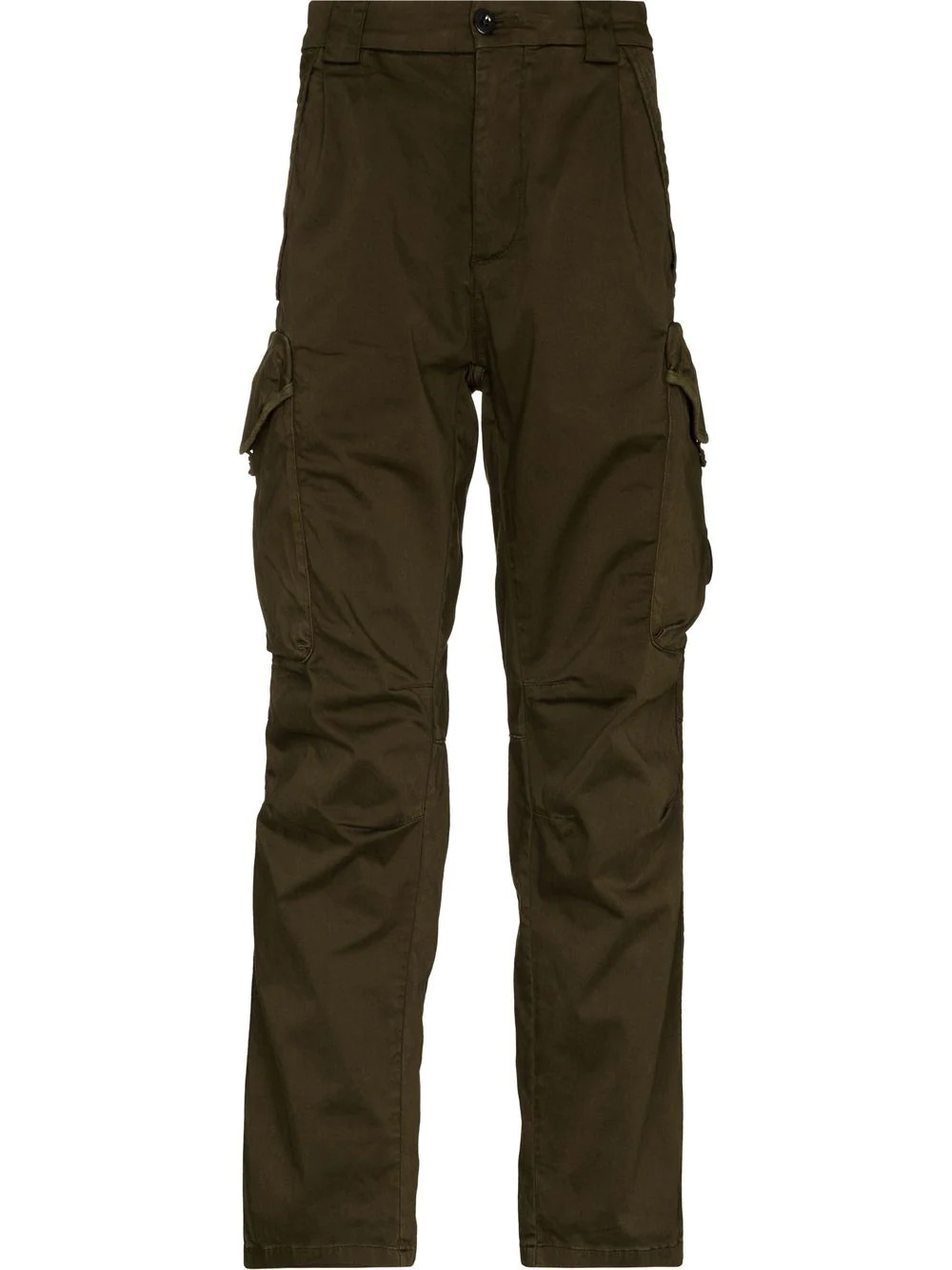 lens-detail straight-leg cargo trousers - 1