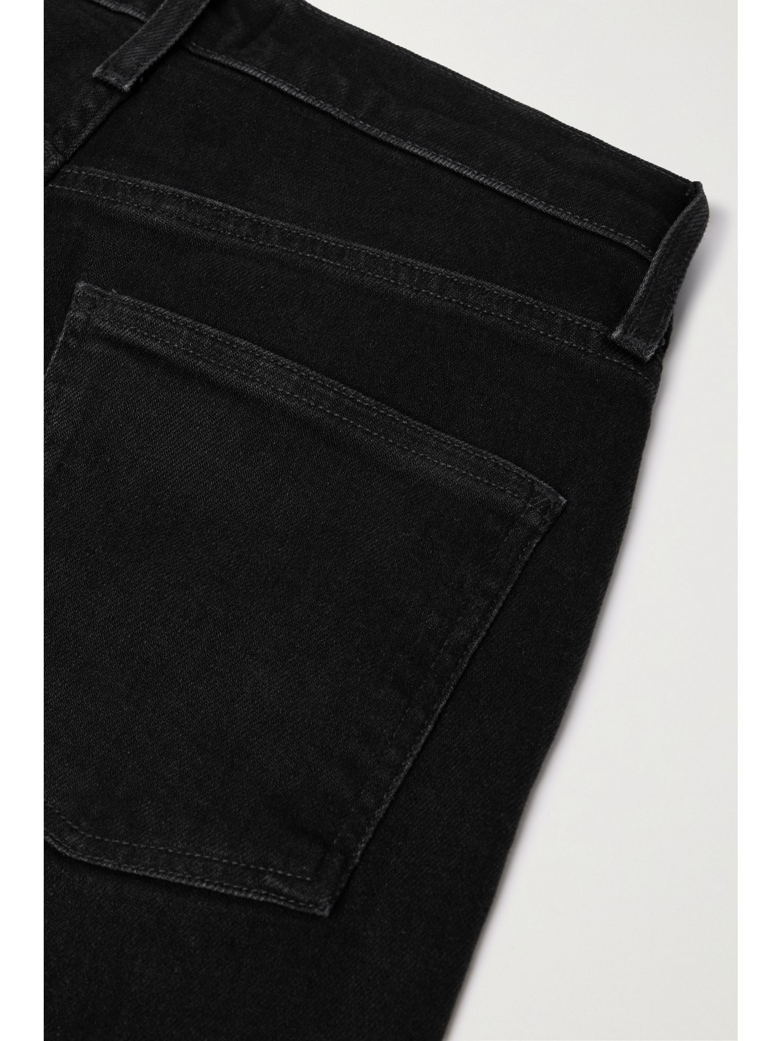 + NET SUSTAIN Freya high-rise slim-leg organic jeans Black - 6